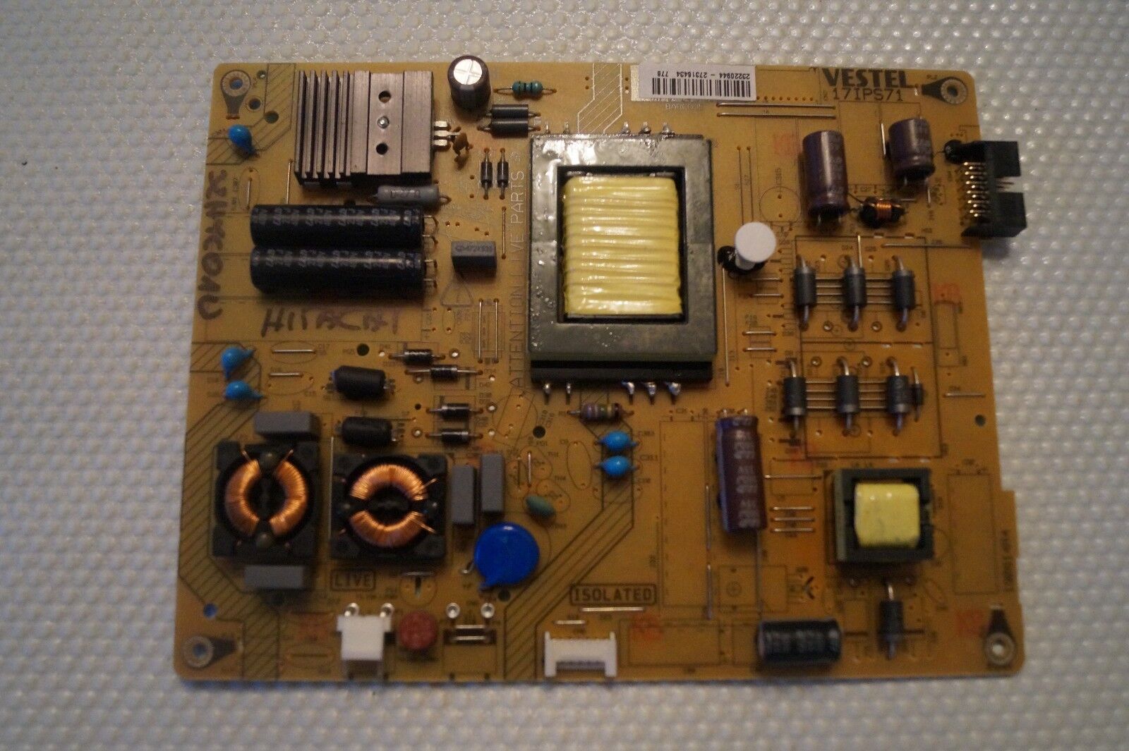 PSU POWER SUPPLY BOARD 17IPS71 27316434 FOR 32″ HITACHI 32HYC01U LED TV