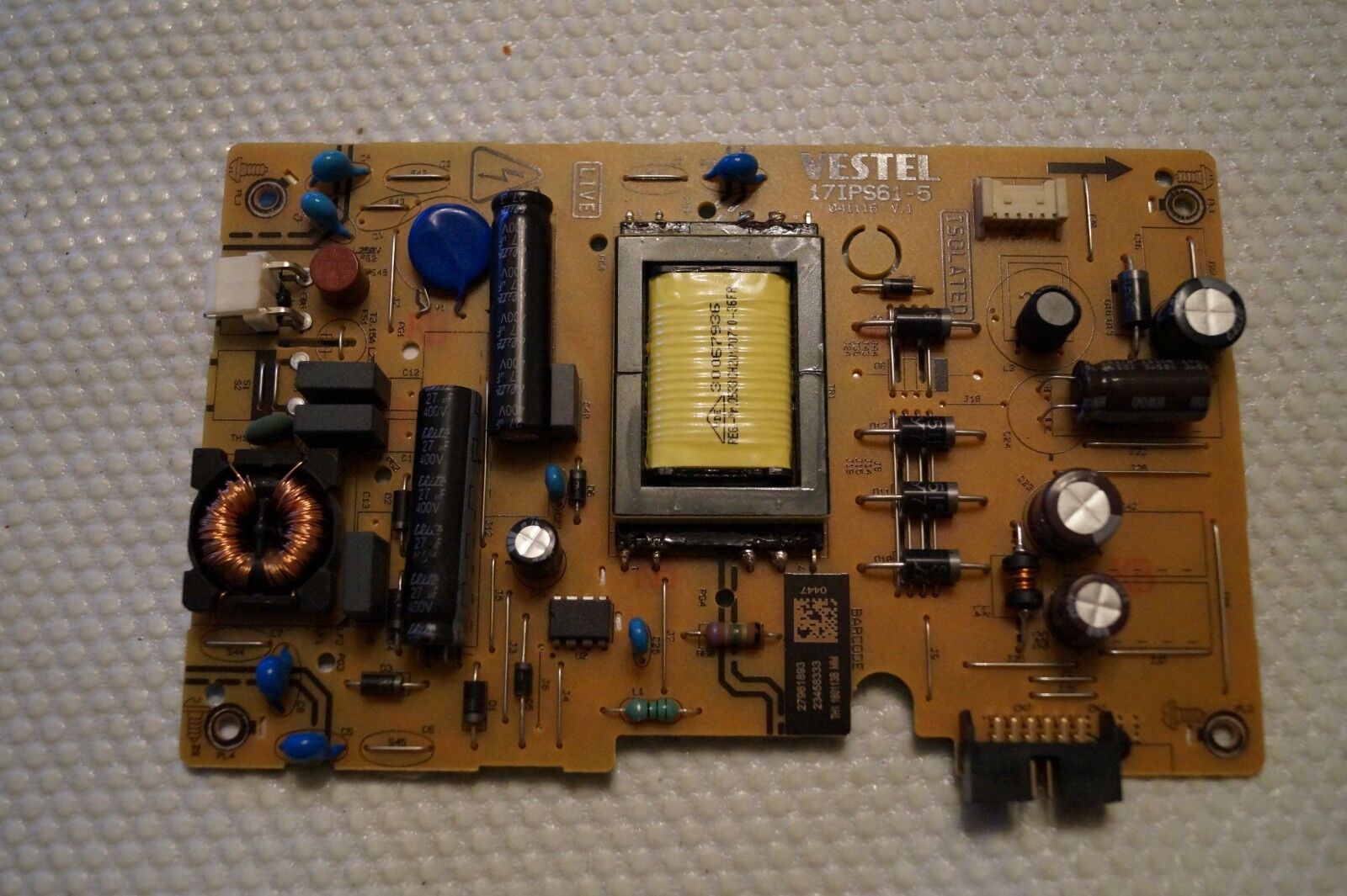 PSU POWER SUPPLY BOARD 17IPS61-5 23458333 FOR 24″ BUSH LED24265DVDCNTDFVPXY TV