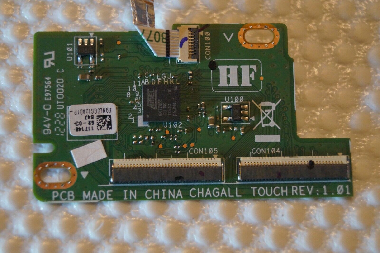 TOUCH CONTROLLER BOARD CHAGALL TOUCH REV:1.01 FOR 10.1″ FUJITSU STYLISTIC M532