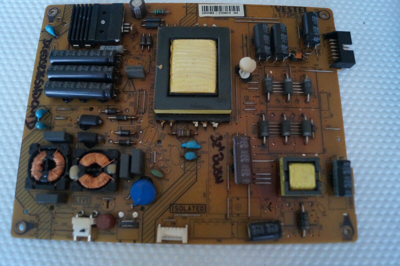 PSU POWER SUPPLY BOARD 17IPS71 23220959 FOR 32″ BUSH DLED32265HDCNTD LED TV