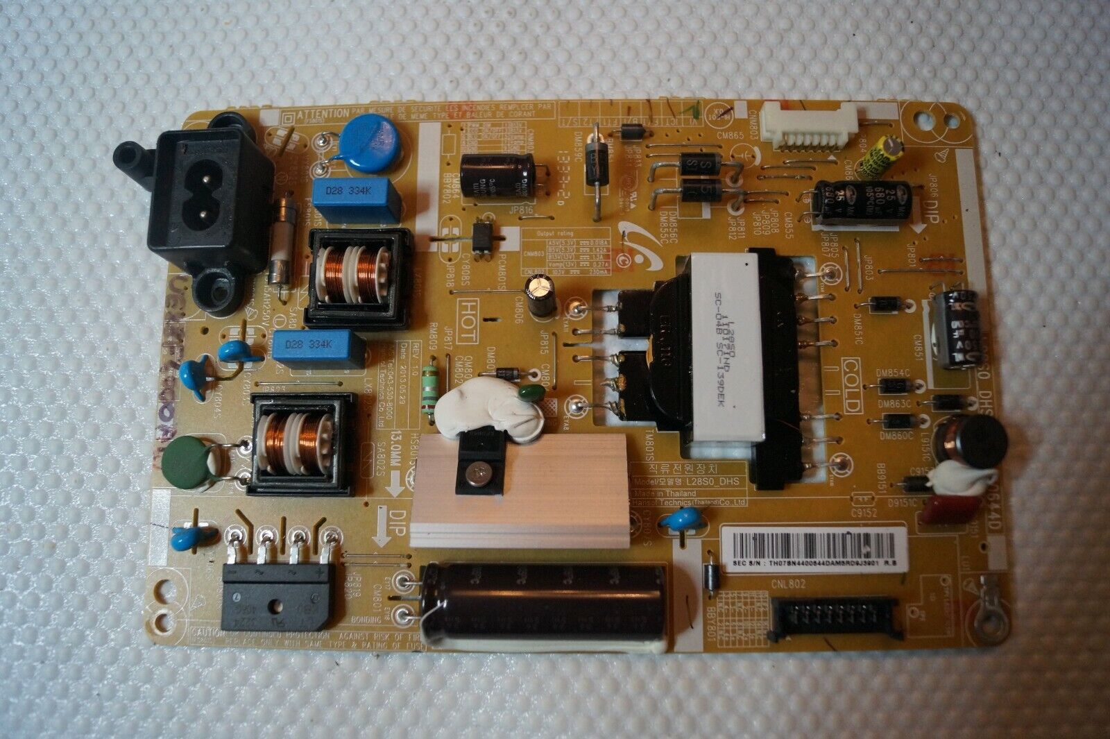 PSU POWER SUPPLY BOARD BN44-00644D FOR 28″ SAMSUNG UE28E4000AW MONITOR