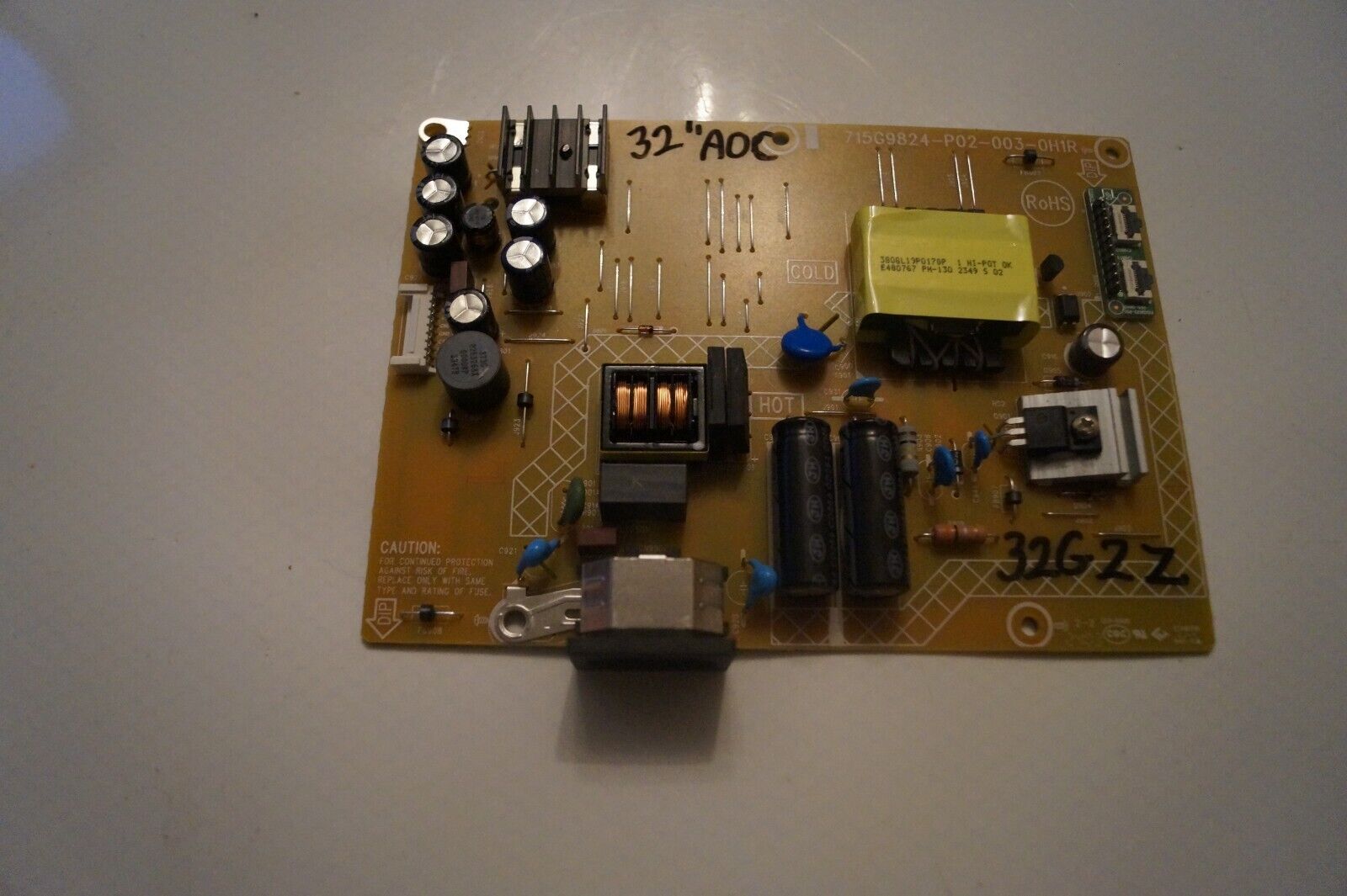 PSU POWER SUPPLY BOARD 715G9824-P02-003-0H1R FOR 32″ AOC 32G2Z