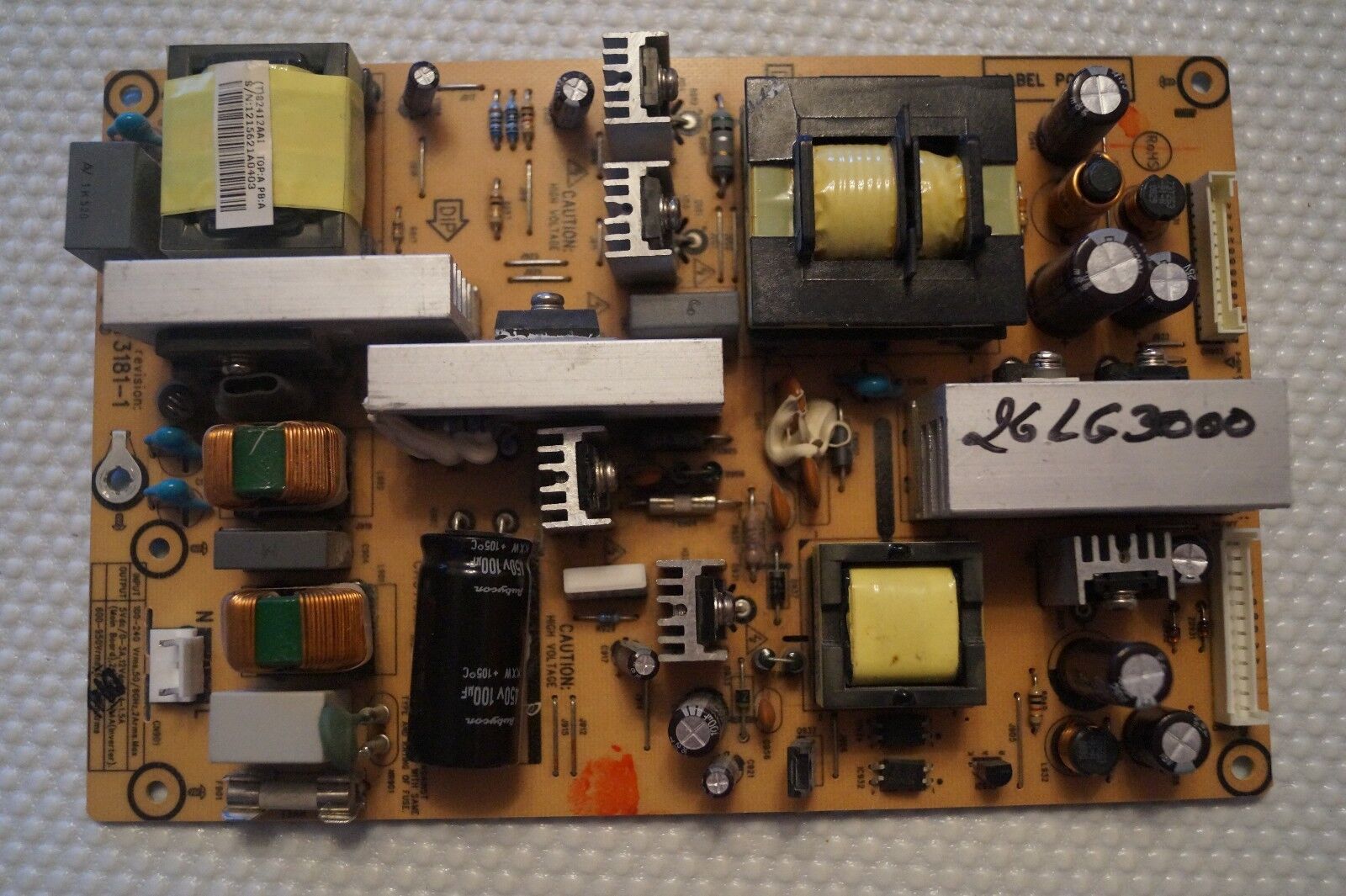 PSU POWER SUPPLY BOARD 715T3181-1 FOR 26″ LG 26LG3000 LCD TV