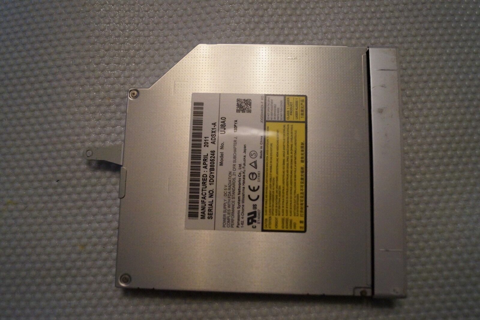 DVD OPTICAL DRIVE UJ8A0 SATA FOR 15.6″ SONY VAIO VPCEB4J0E PCG-71313M LAPTOP