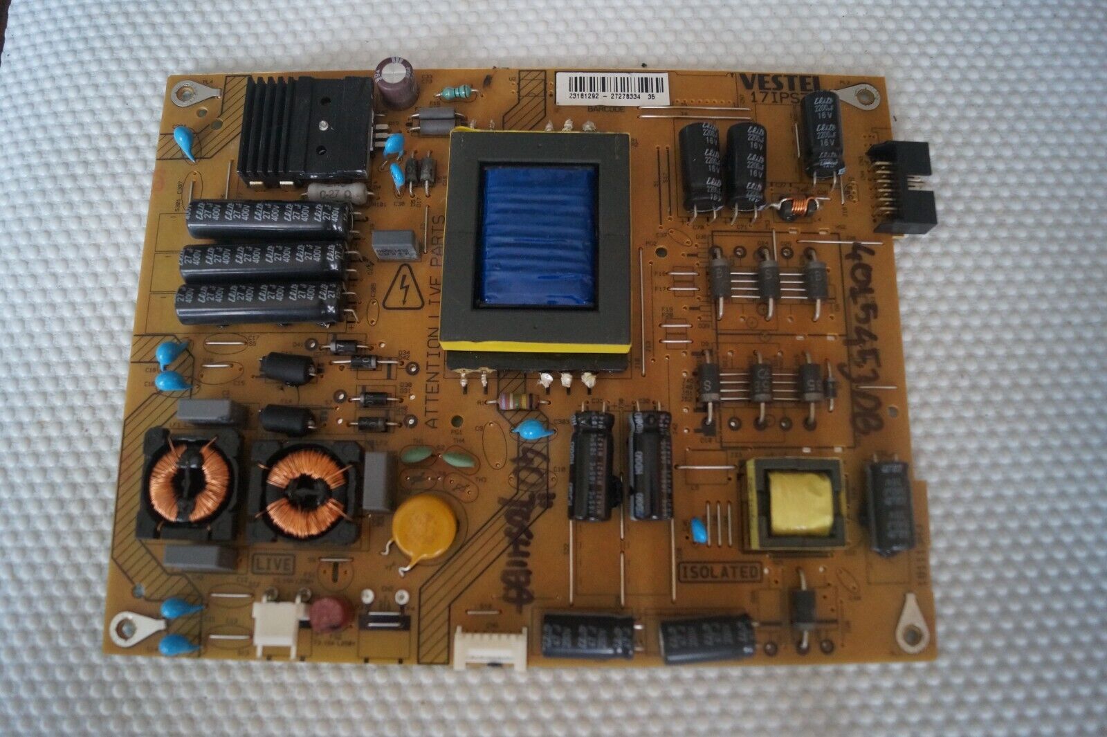 PSU POWER SUPPLY BOARD 23181292 17IPS71 FOR 40″ TOSHIBA 40L5453DB LCD TV