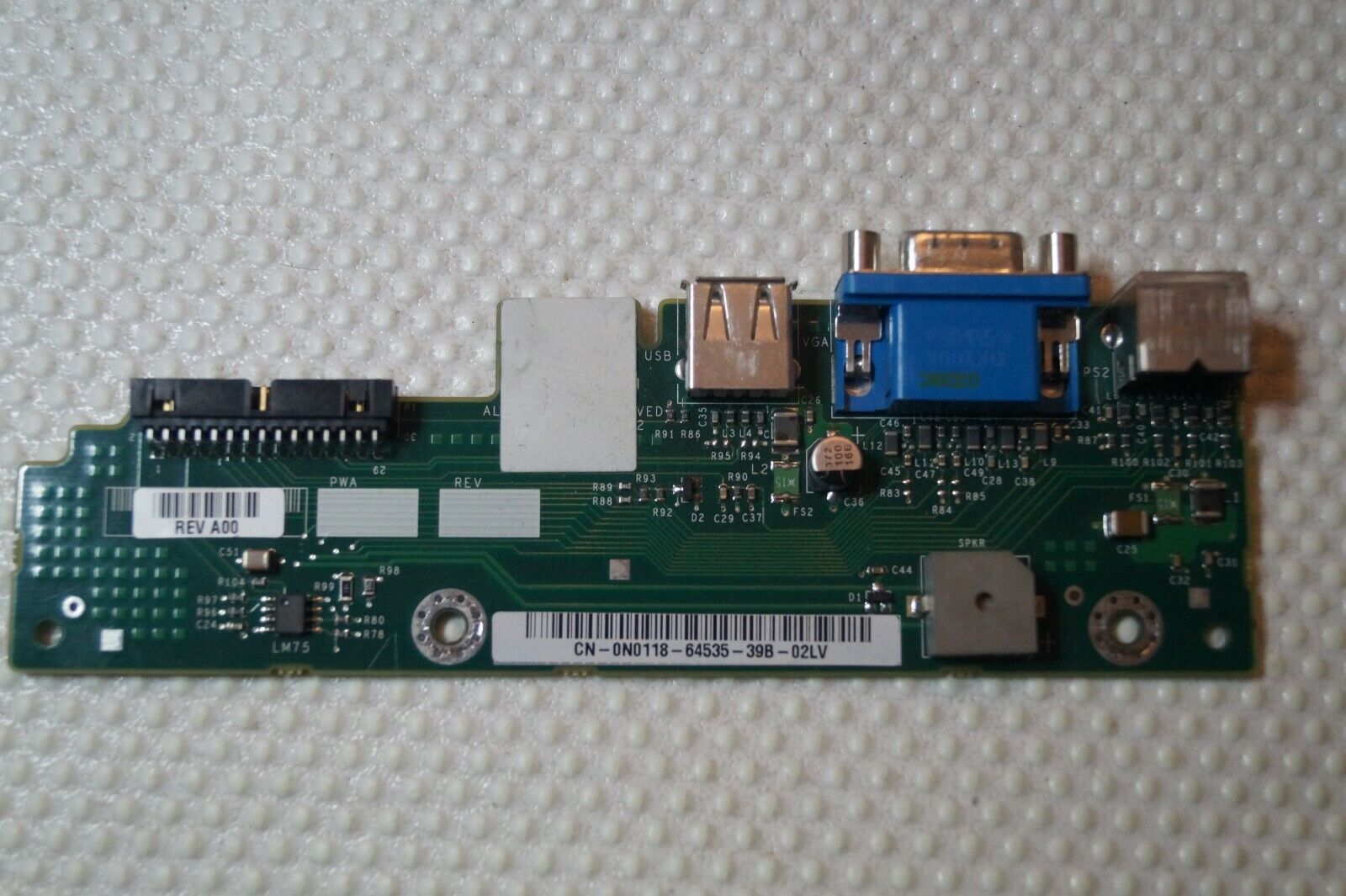 DELL POWEREDGE 2650 PWB 6H574 BOARD VGA / USB PORTS