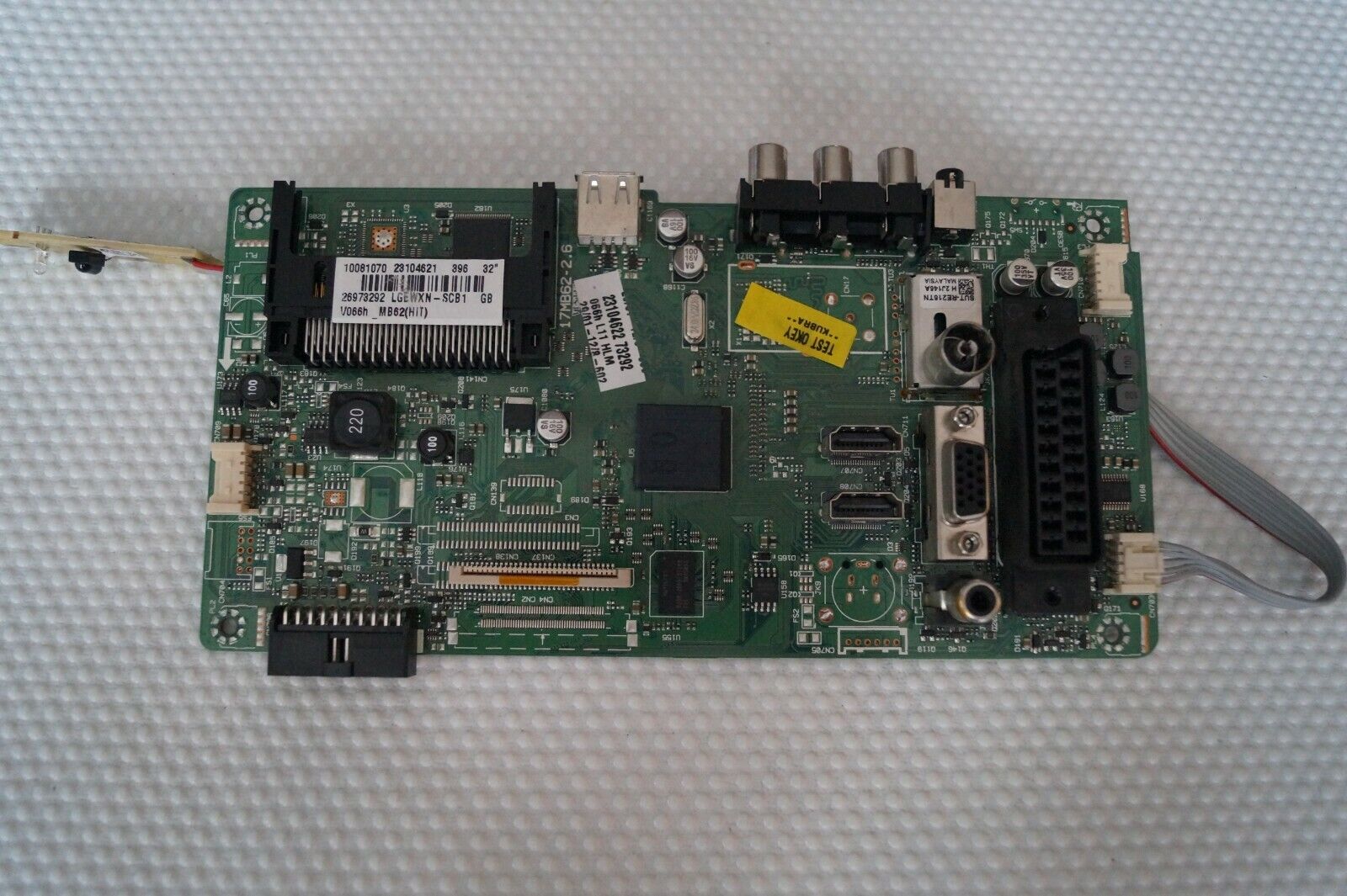 MAIN BOARD 17MB62-2.6 23104621 FOR 32″ HITACHI L32HK04U L LCD TV, LC320WXN SC B1