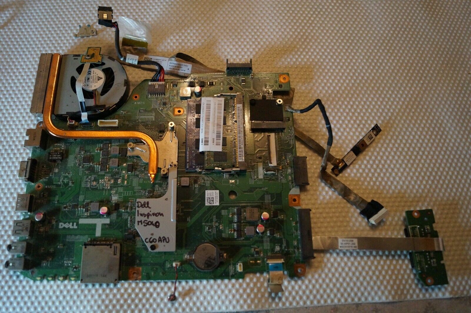 Motherboard AMD C-60 CN-0H2KGP FOR 15.6″ Dell Inspiron M5040 LAPTOP + EXTRAS