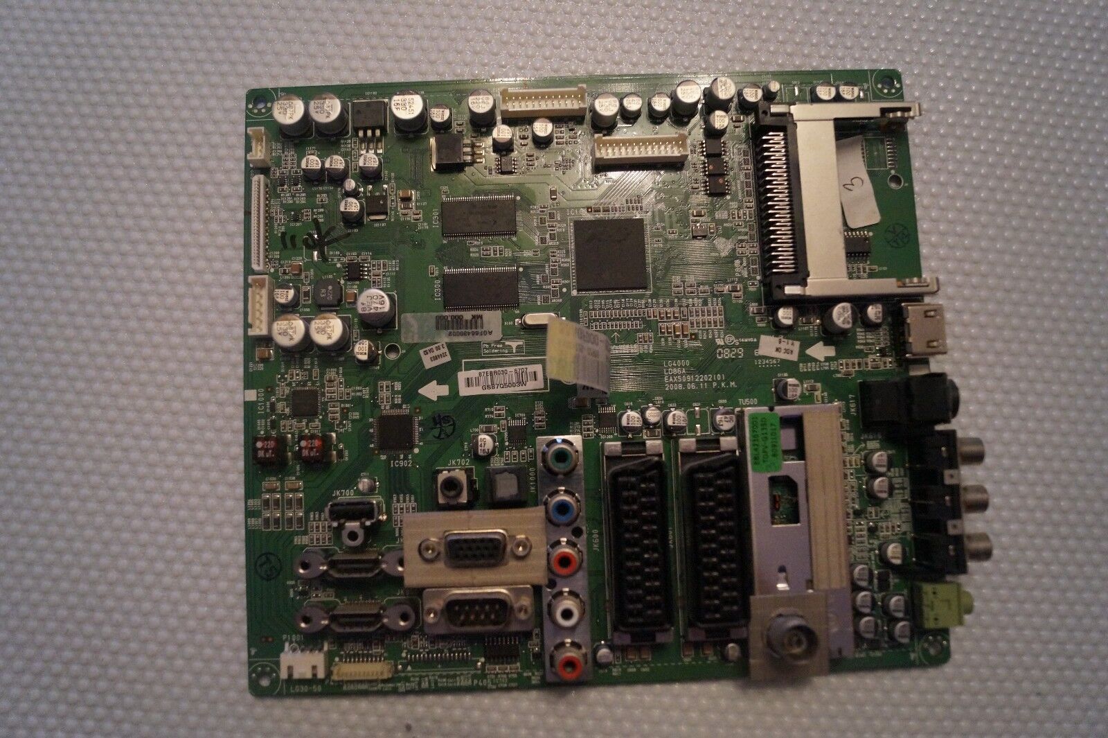 MAIN BOARD EAX50912202(0) AGF66430002 FOR 26″ LG 26LG4000 COMBO TV, T260XW02 V.M