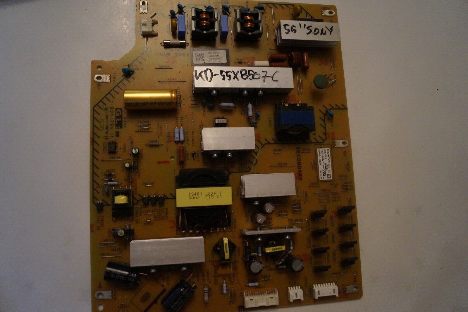 PSU POWER SUPPLY BOARD 1-894-794-11 APS-385 FOR 55″ SONY KD-55X8507C KD-55X8509C