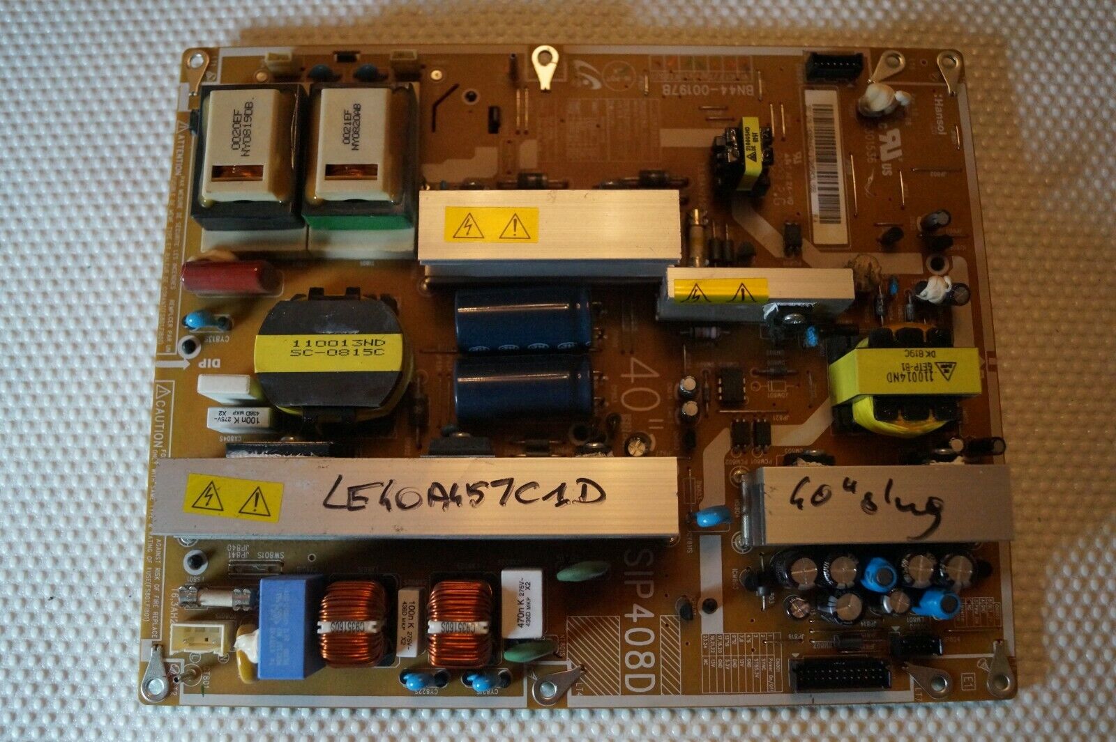 PSU POWER SUPPLY BOARD BN44-00197B FOR 40″ LE40A451C1 LE40A457C1D LE40A336J1D TV