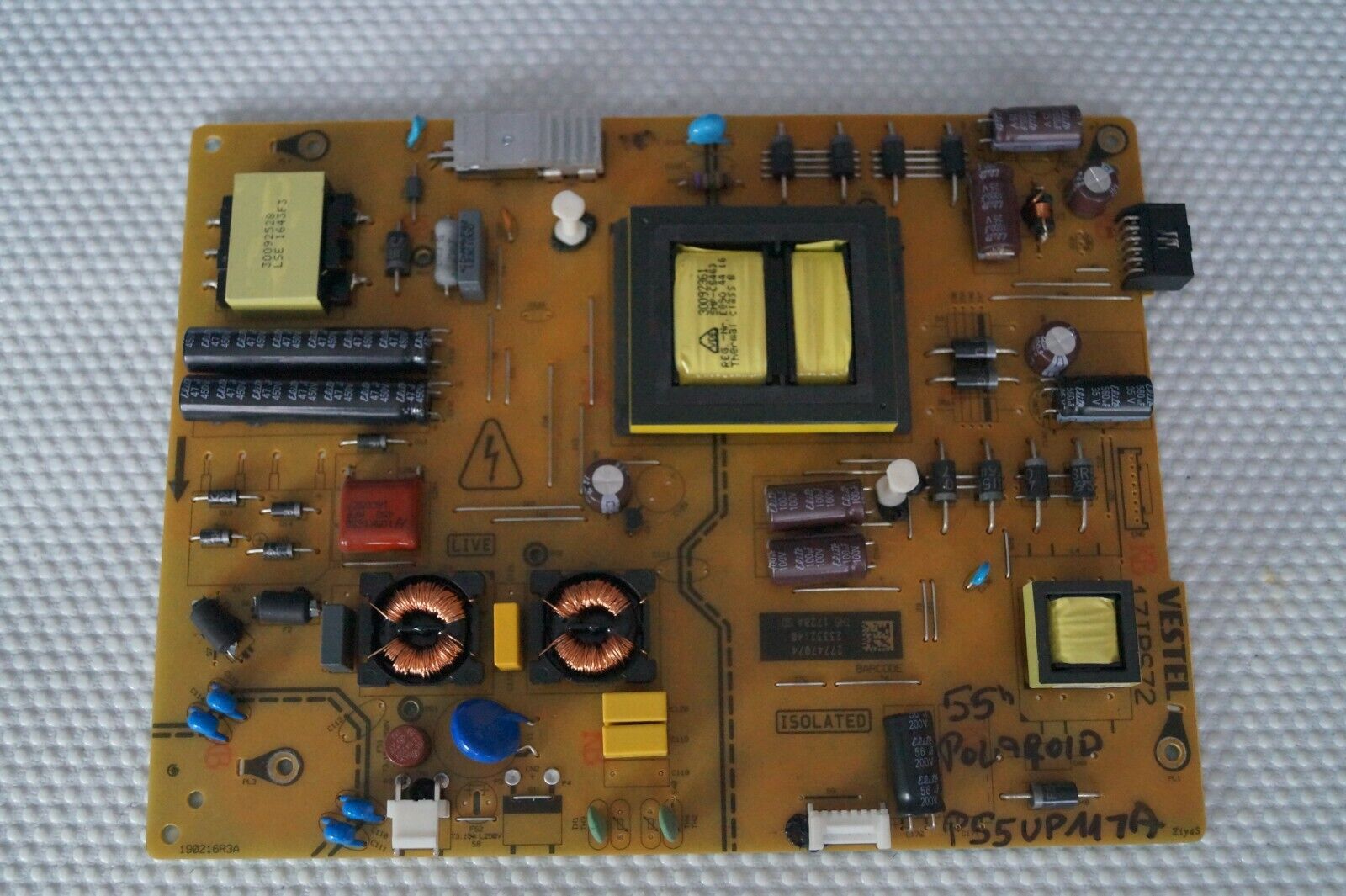 PSU POWER SUPPLY BOARD 17IPS72 23332140 FOR 55″ POLAROID P55UP117A LED TV