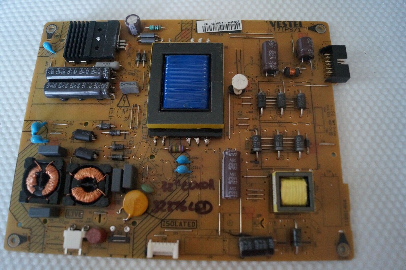 PSU POWER SUPPLY BOARD 17IPS71 23220944 FOR  32″ LUXOR 32276LED