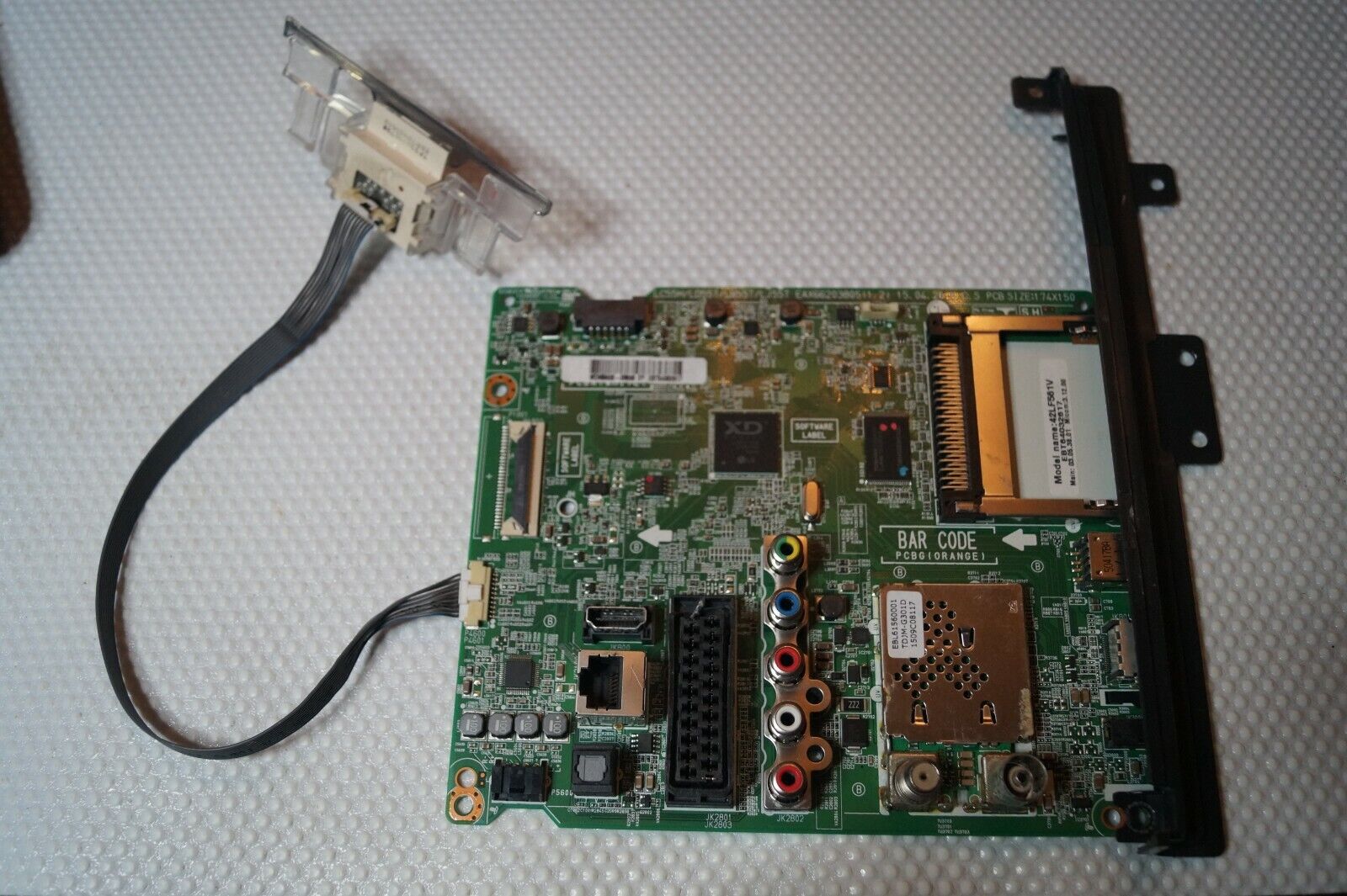 MAIN BOARD EAX66203805(1.2) EBT64032617 FOR LG 42LF561V TV, HC420DUN-VAHS4-51XX