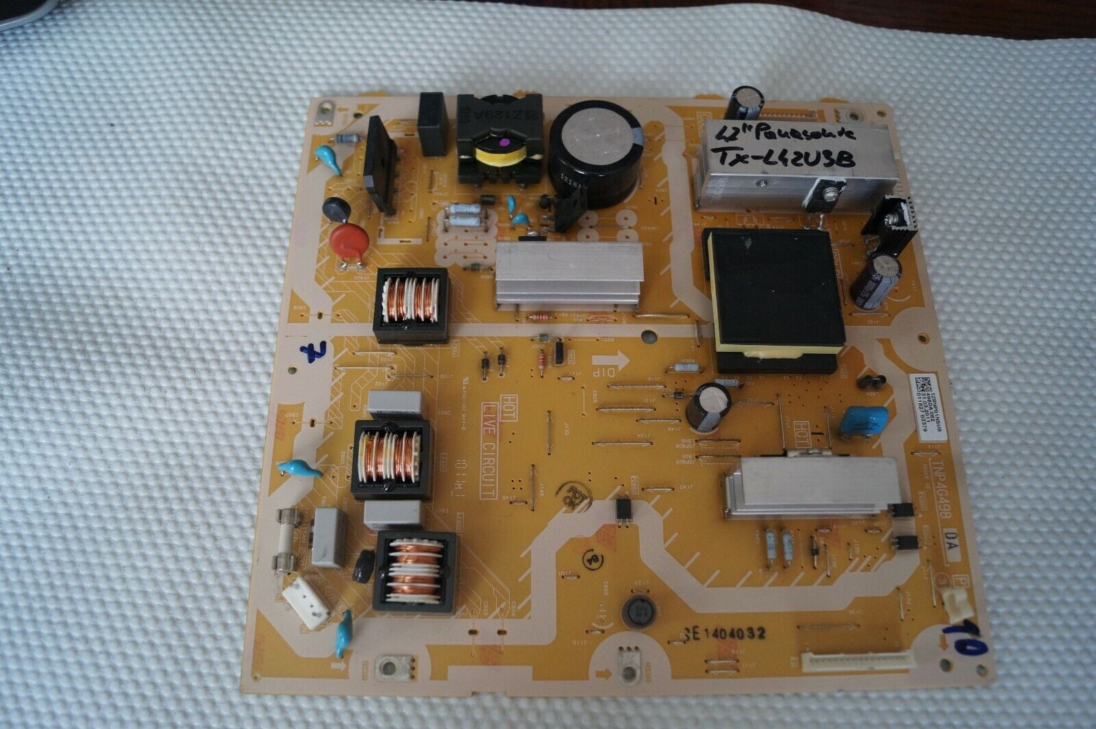 PSU POWER SUPPLY BOARD TNP4G498 DA TZRNP01NSUB FOR 42″ PANASONIC TX-L42U3B TV