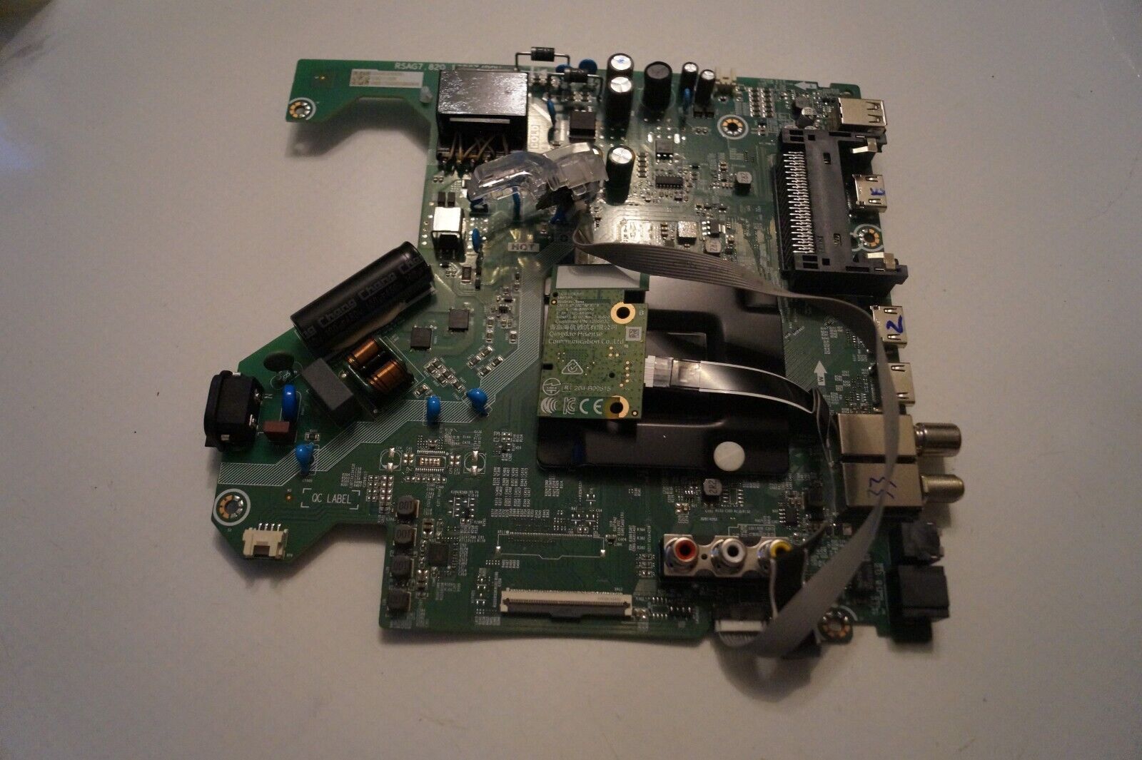 MAIN BOARD RSAG7.820.13867/ROH FOR 43″ HISENSE 43A6NTUK , HD425Y1U51-T0L1
