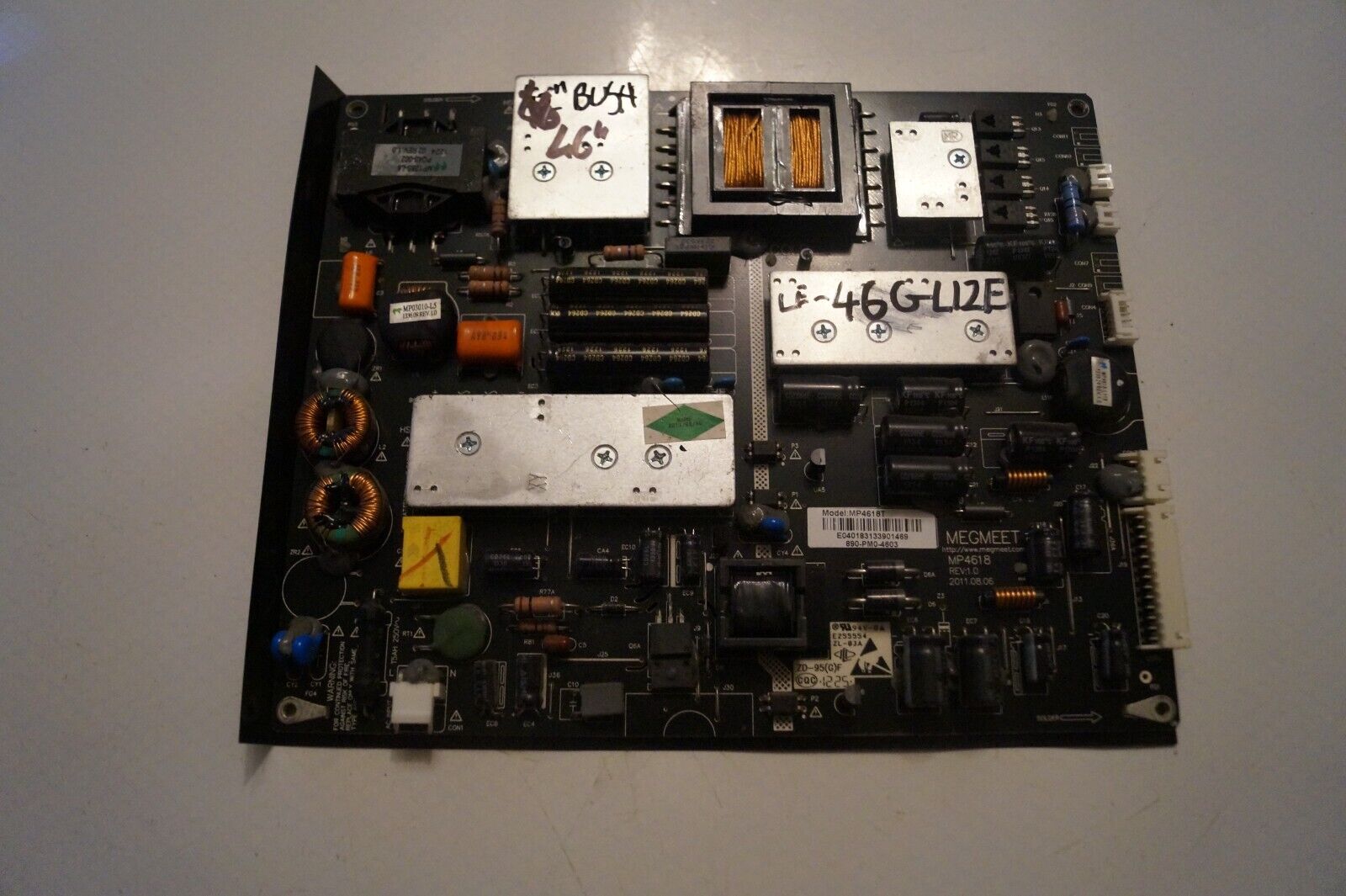 PSU POWER SUPPLY BOARD MP4618T  FOR 46″ BUSH LE-46GL12E LED TV