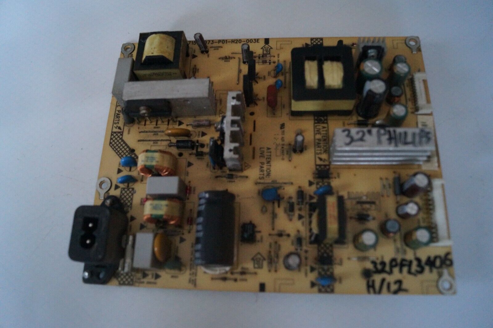 PSU POWER SUPPLY BOARD 715G4973-P01-H20-003E FOR 32″ PHILIPS 32PFL3406H/12 TV