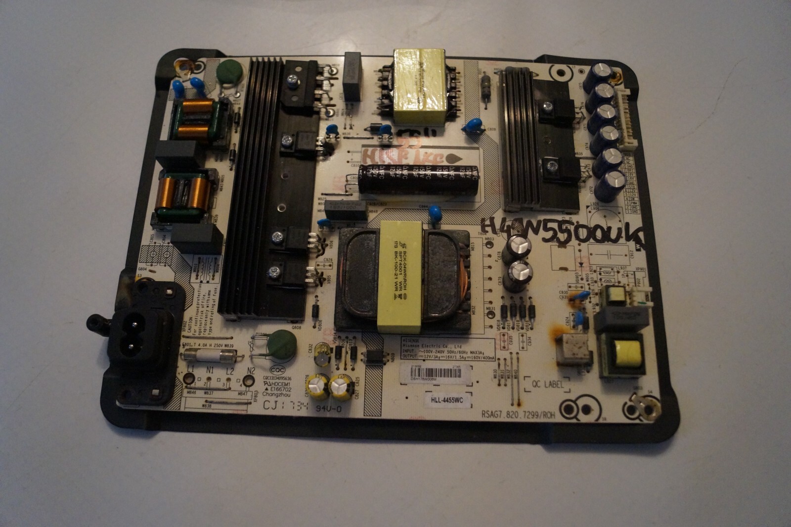 PSU POWER SUPPLY BOARD RSAG7.820.7299/ROH FOR 55″ HISENSE H49N5500UK