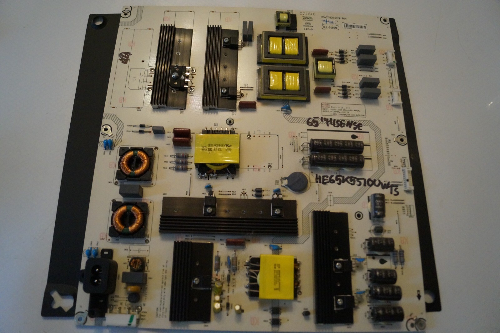 PSU POWER SUPPLY BOARD RSAG7.820.6322/ROH FOR 65″ HISENSE HE65K5510UWTS