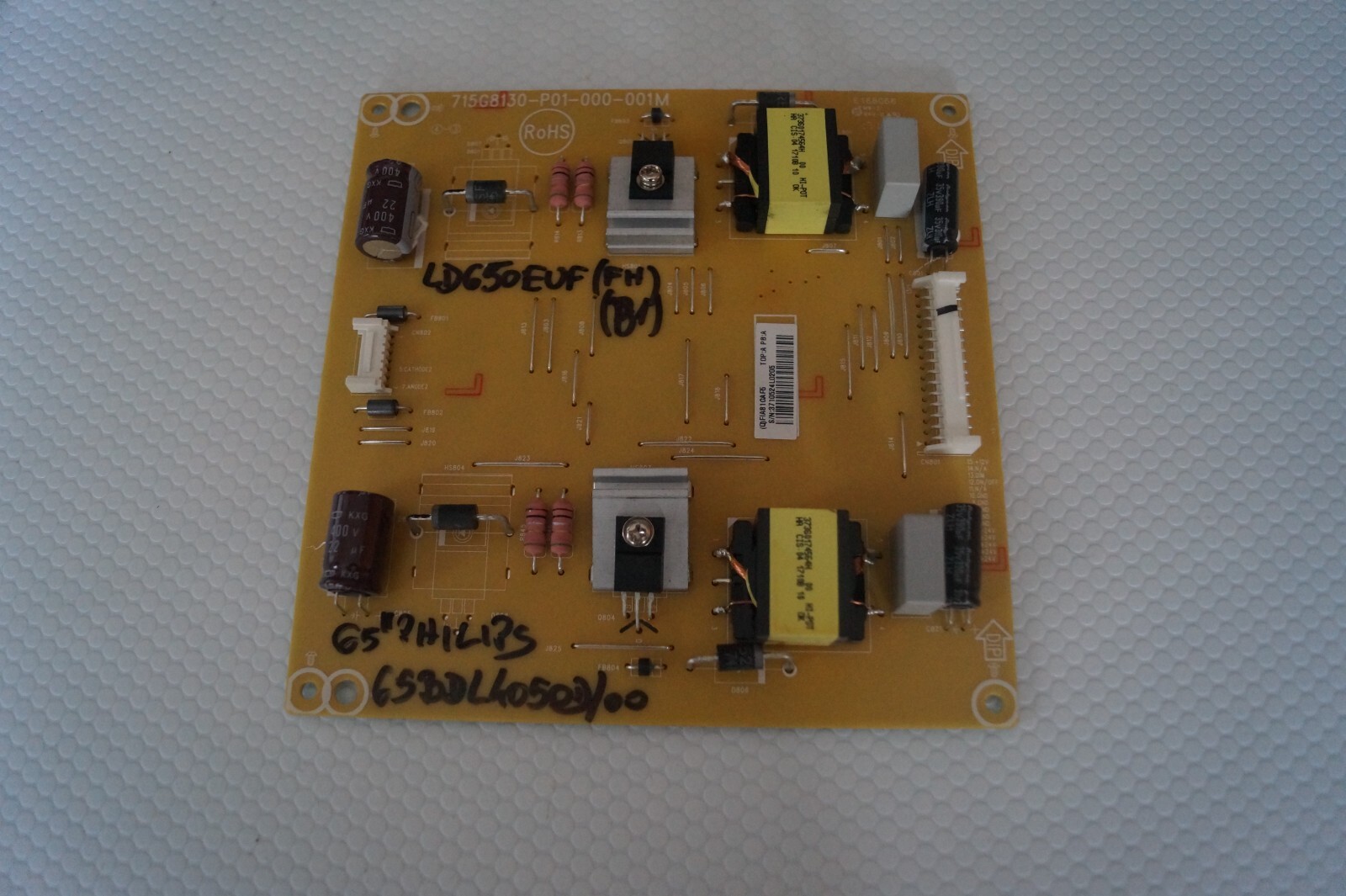 INVERTER BOARD 715G8130-P01-000-001M FOR 65″  PHILIPS 65DBL4050D/00
