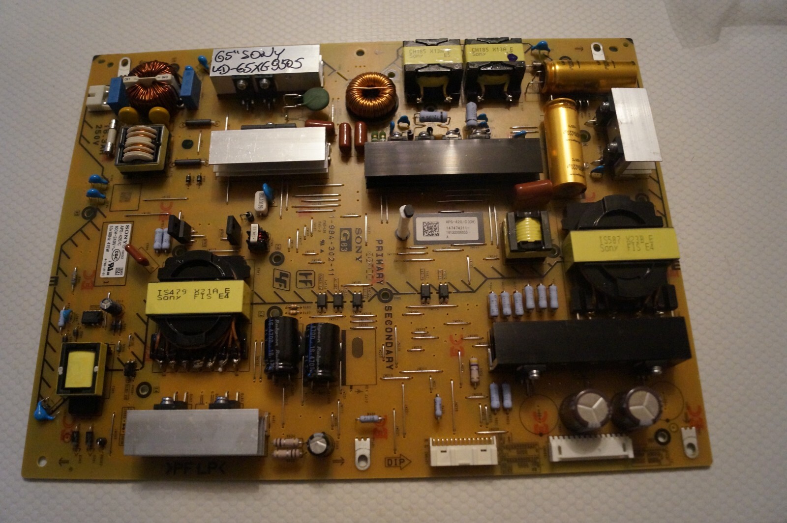 PSU POWER SUPPLY BOARD 1-984-302-11 FOR 65″ SONY KD-65XG9505