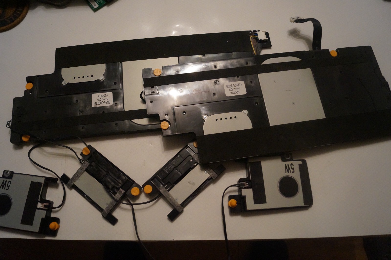 SPEAKERS SET  FOR 65″ SAMSUNG QE65Q800TAT QLED TV GENUINE BN96-50974A / B