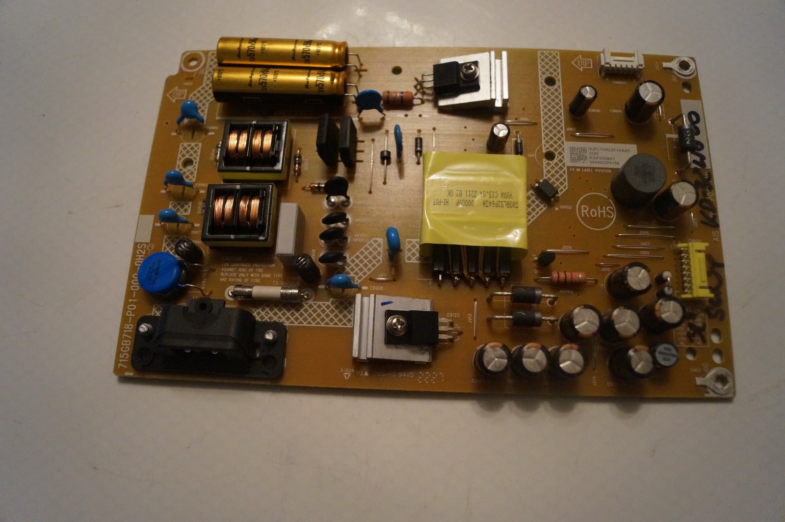 PSU POWER SUPPLY BOARD 715GB718-P01-000-0H2S FOR 32″ SONY KD-32W800 LED TV