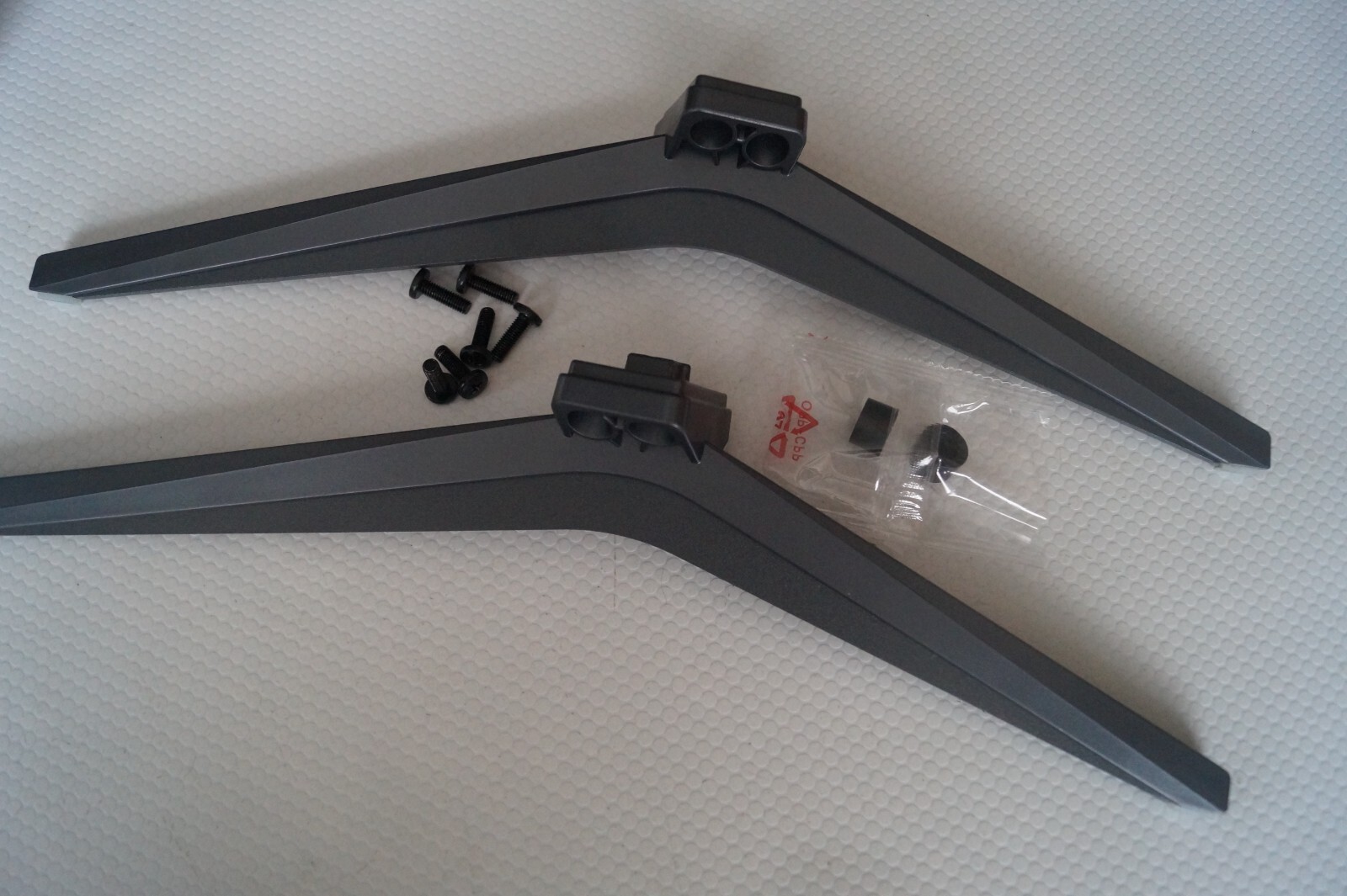 TABLETOP PEDESTAL STAND LEGS L & R FOR 85″ TCL 85C655K