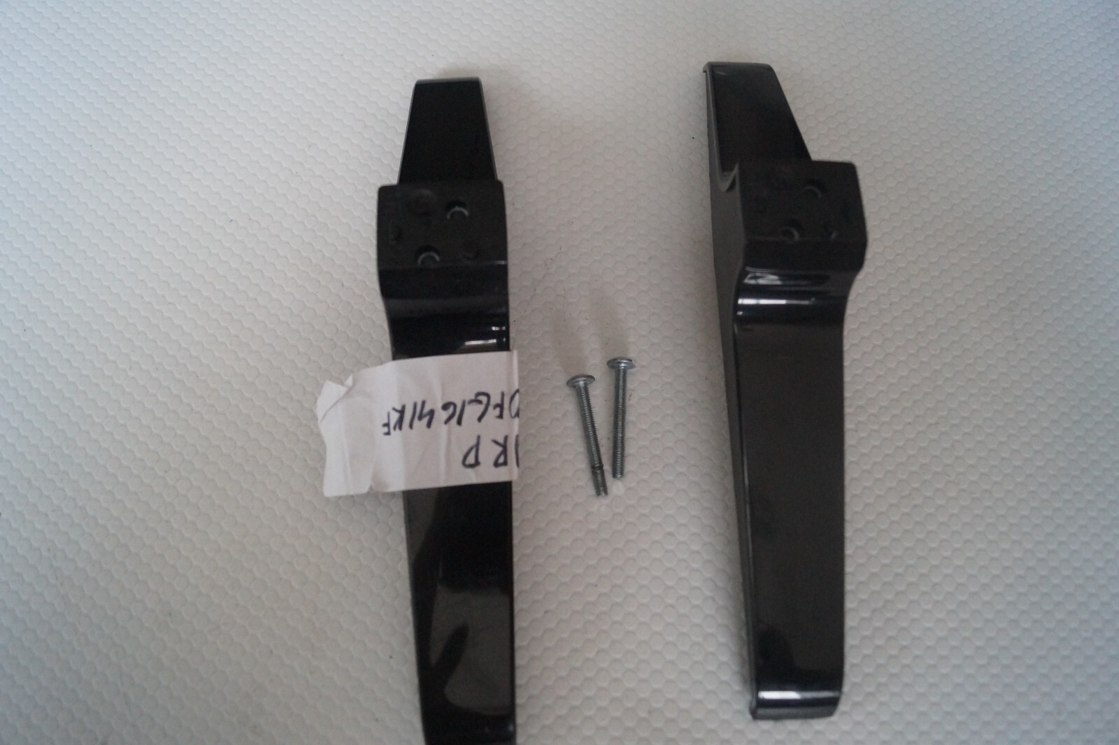 TABLETOP STAND LEGS LEFT & RIGHT FOR 40″ SHARP LC-40FG1641KF GENUINE + SCREWS