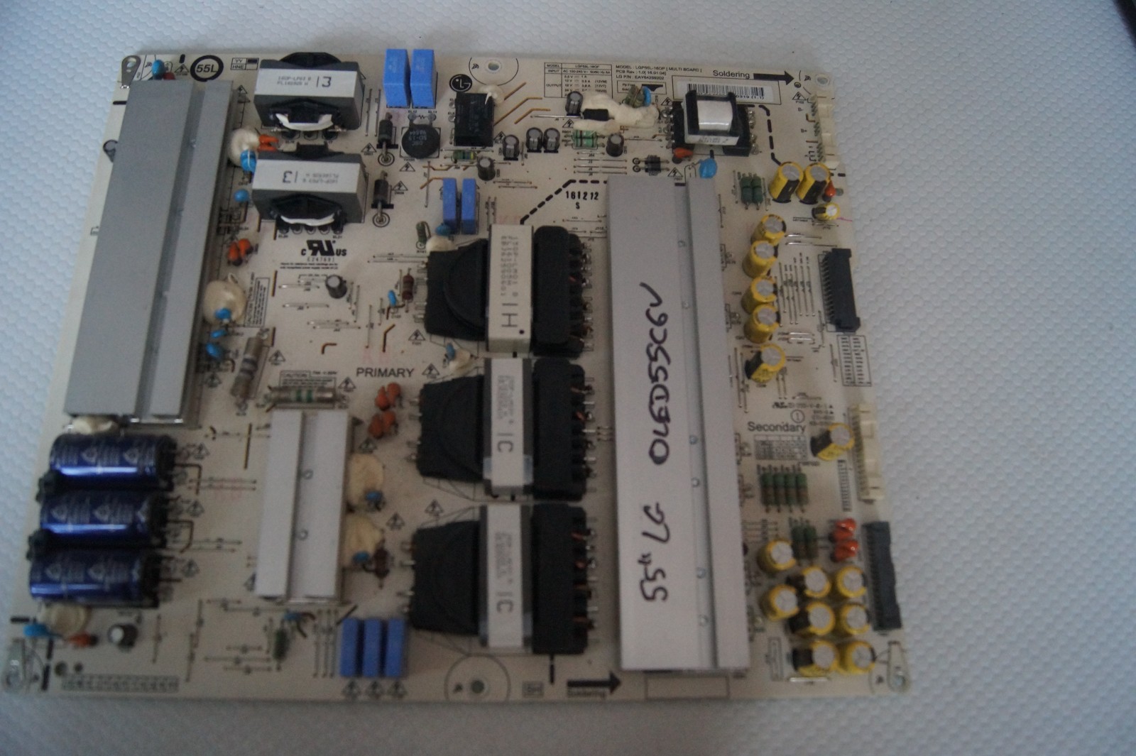 PSU POWER SUPPLY BOARD LGP55L-16OP EAY64289202 FOR 55″ LG OLED55C6V LED TV