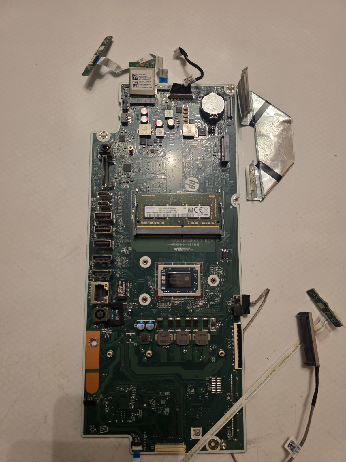 MAIN BOARD FOR 23.8″ HP PAVILLION 24-XA1006NA L46055-003 RYZEN 5 3550H