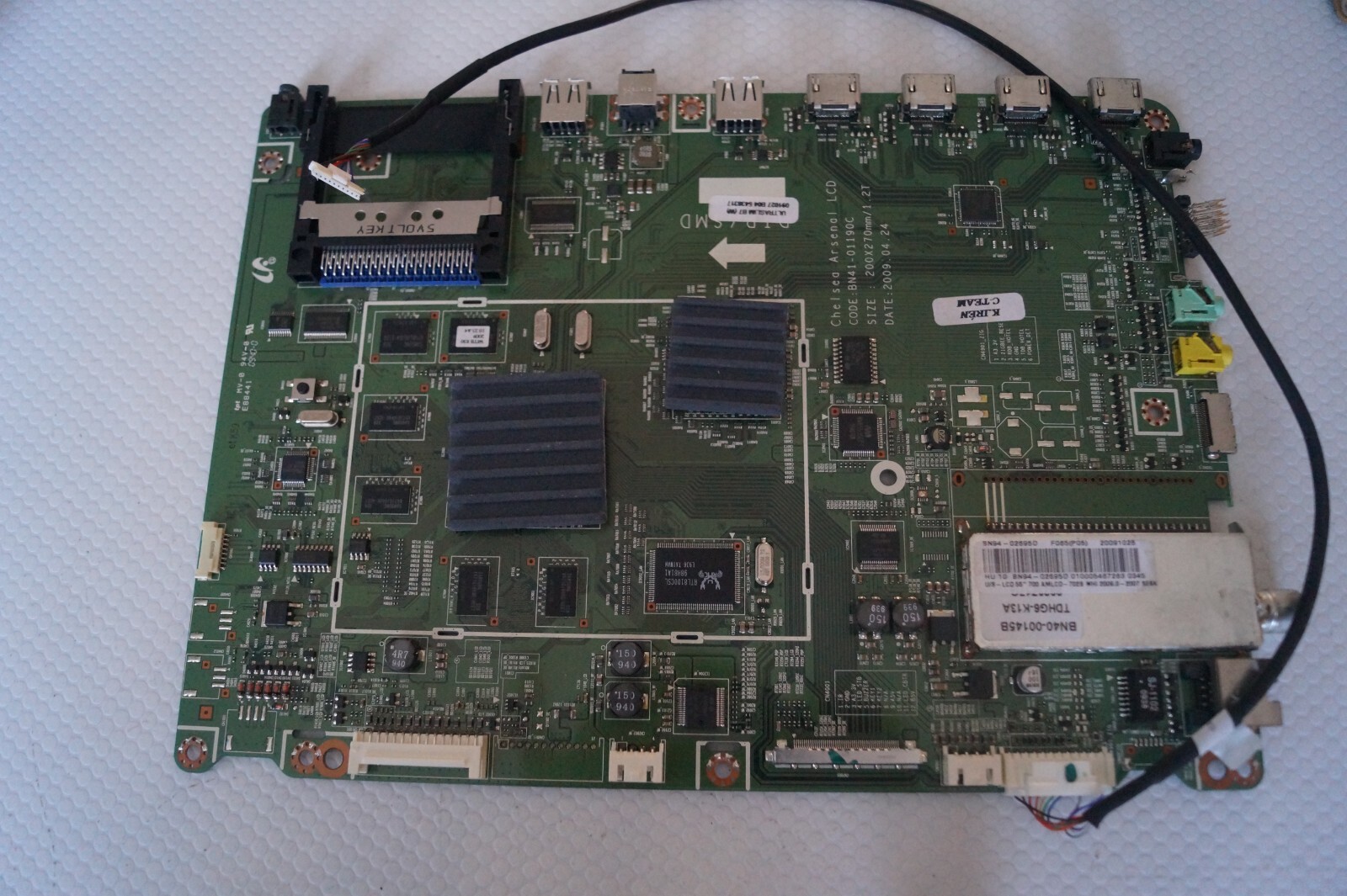 MAIN BOARD BN41-01190C BN94-02695D FOR 34″ SAMSUNG UE55B7020WW , LTF550HF04