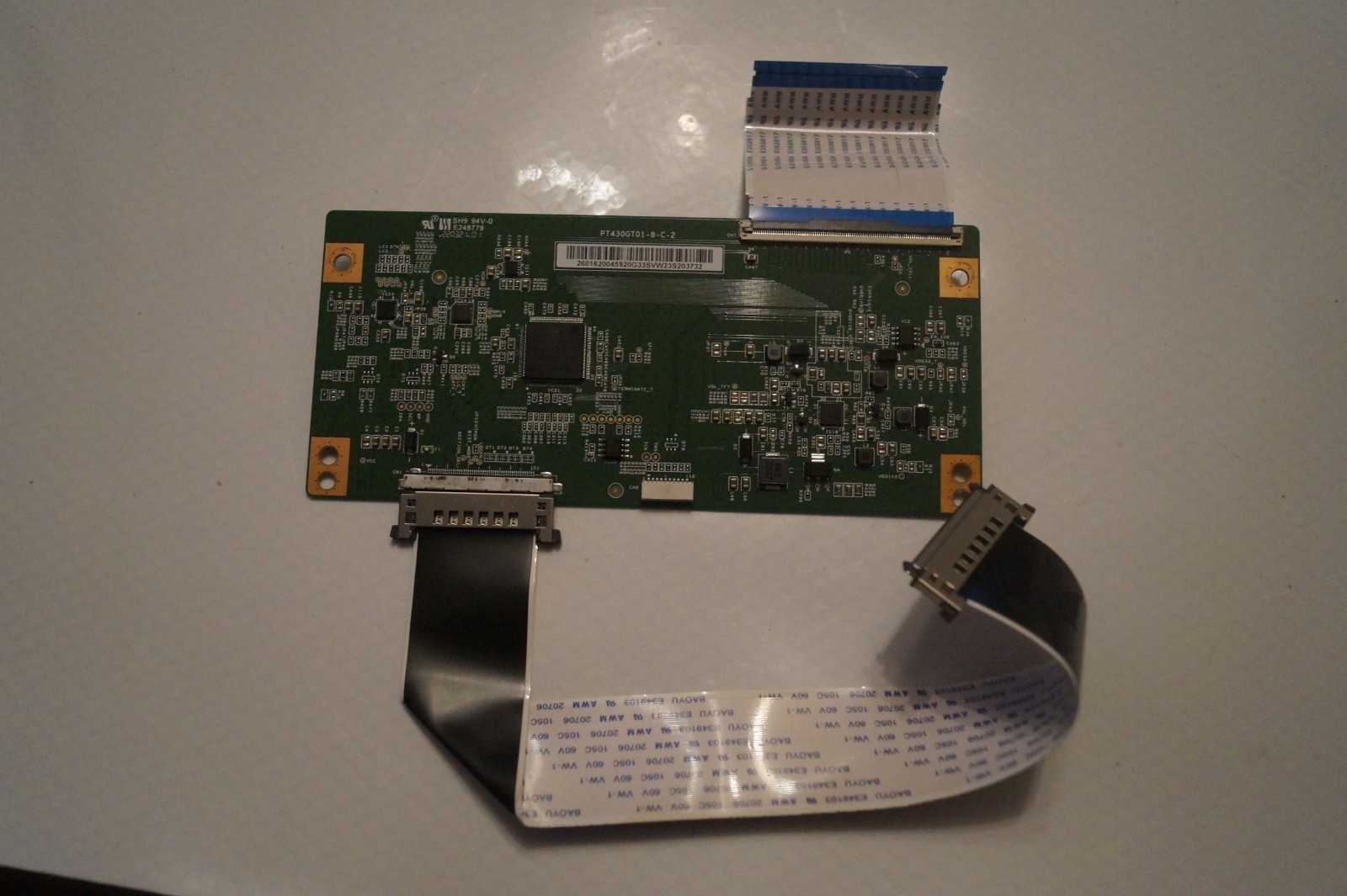 PT430GT01-8-C-2 T-CON BOARD FOR 43″ DIGIHOME 43HU23UHD TV, HK430WLEDM-JHOCH