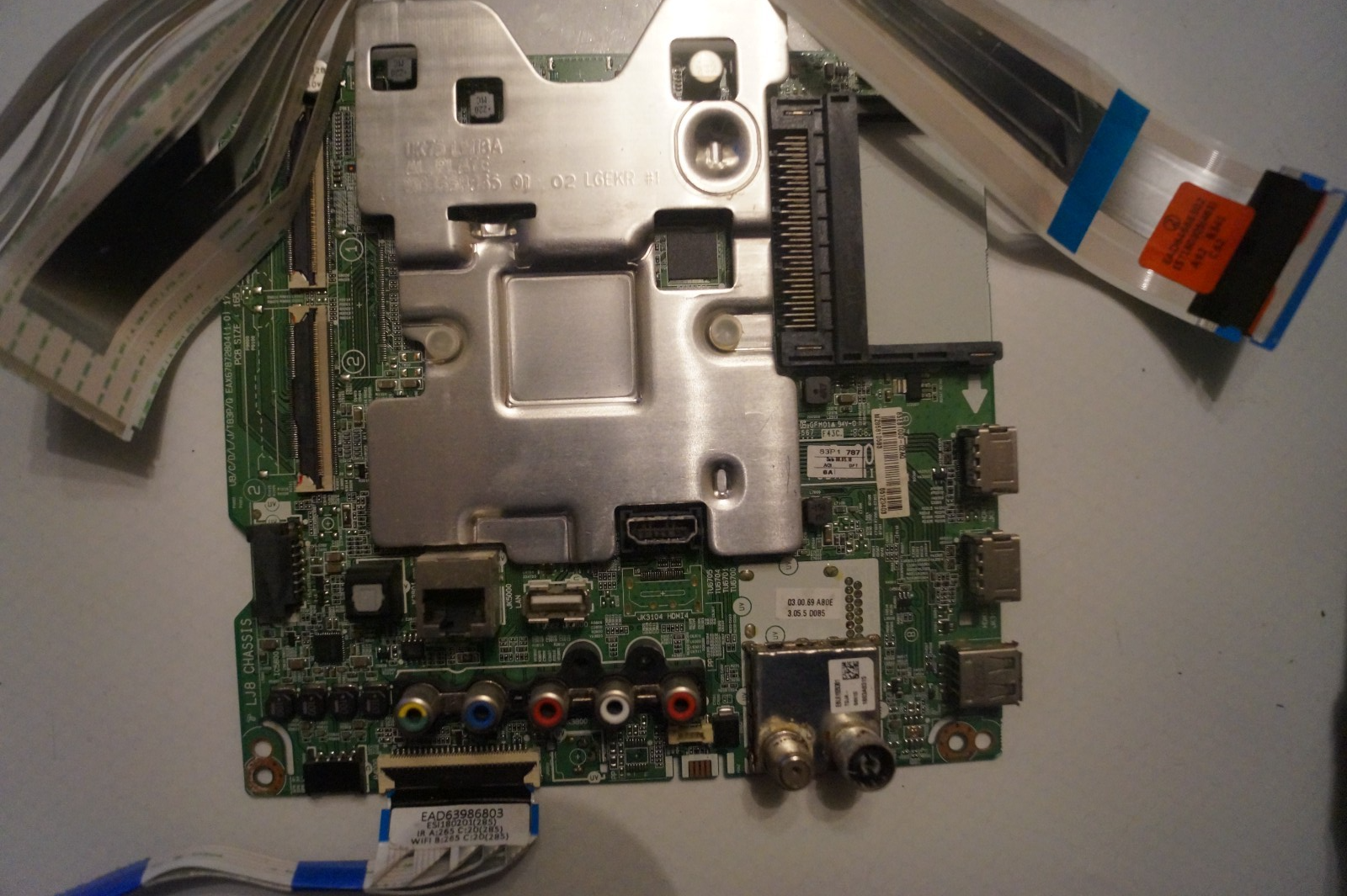 MAIN BOARD EAX67872804(1.0) EBT65120403 LG 43UK6300PLB TV HC430DGG-ABTL1