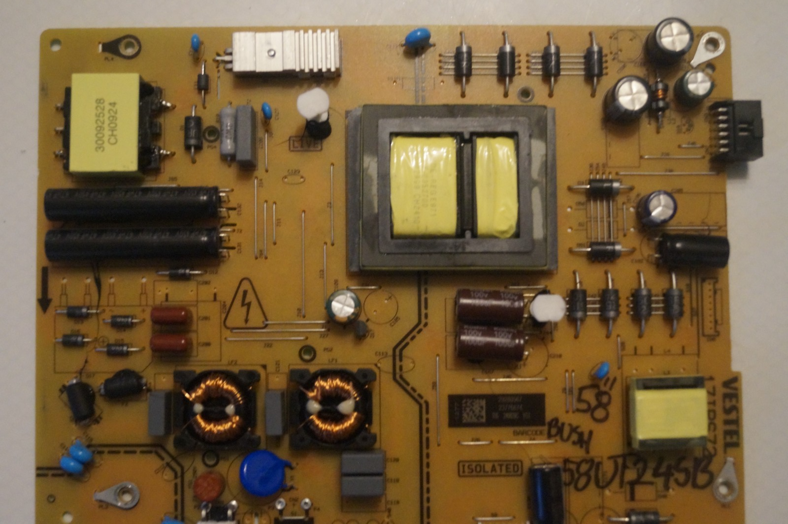 PSU POWER SUPPLY BOARD 17IPS72 23776674 FOR 58″ BUSH 58UT24SB