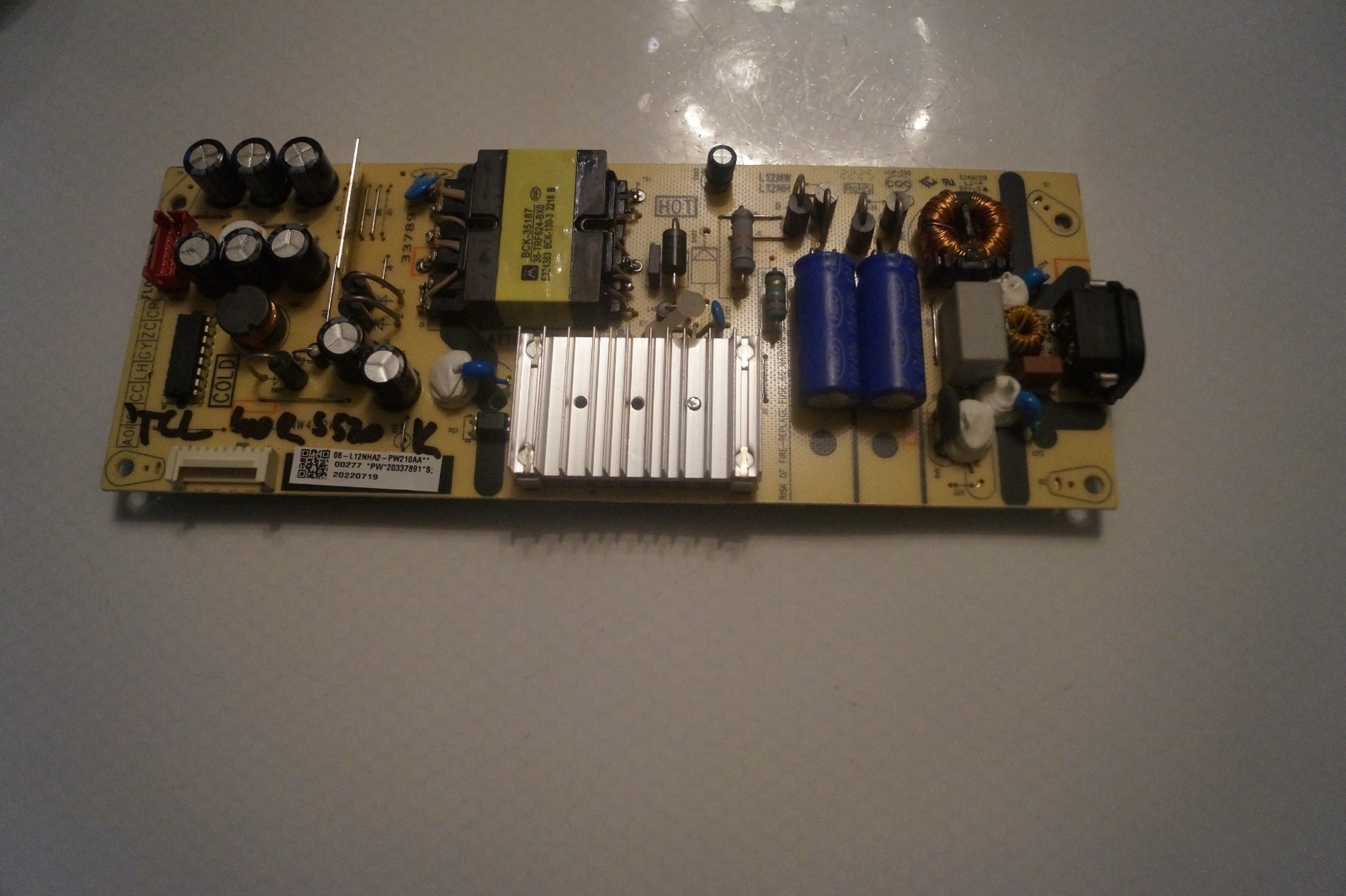 PSU POWER SUPPLY BOARD 08-L12NHA2  FOR 40″ TCL 40RS520K