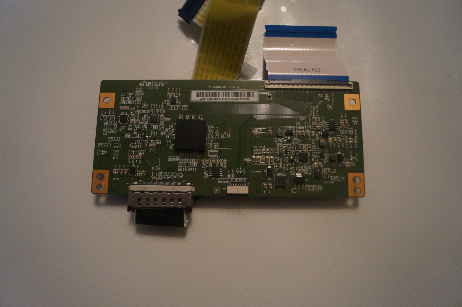 T-CON BOARD PT430GT01-1-C-3 FOR 43″ TOSHIBA 43UA2B63DB , VES430QNDH-N2-N47