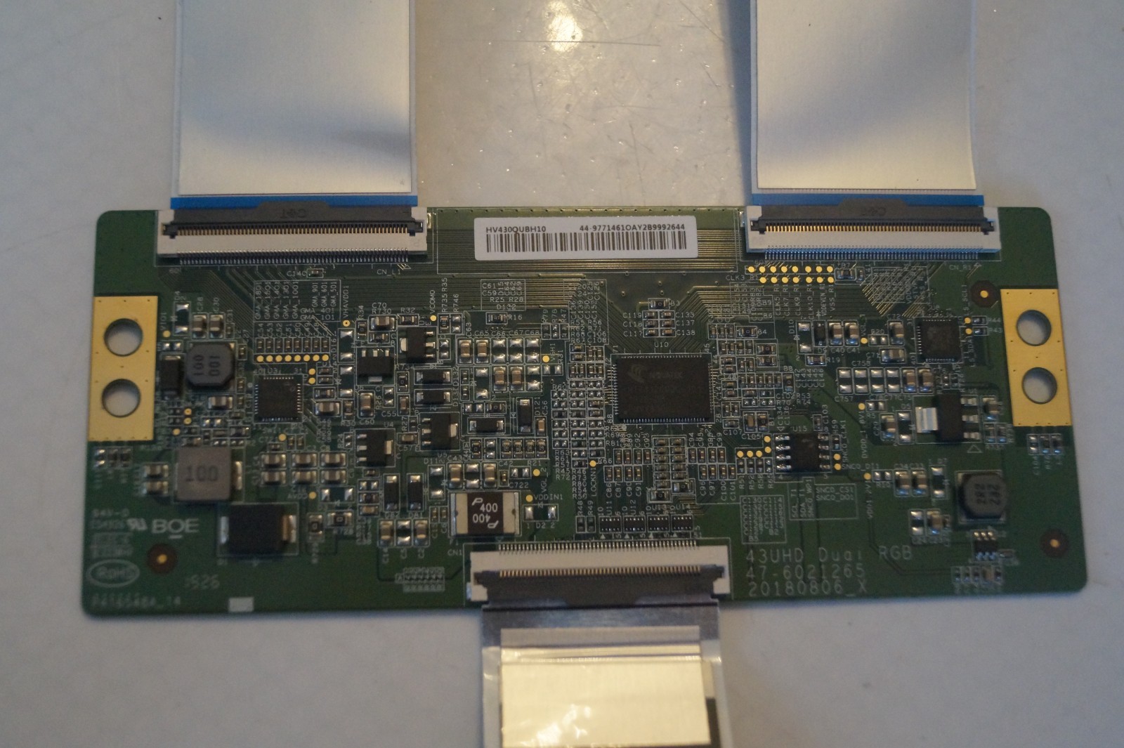 T-CON BOARD HV430QUBH10 FOR 43″ PHILIPS 43PUS7304/12 , TPT430M3-QUBM10.K