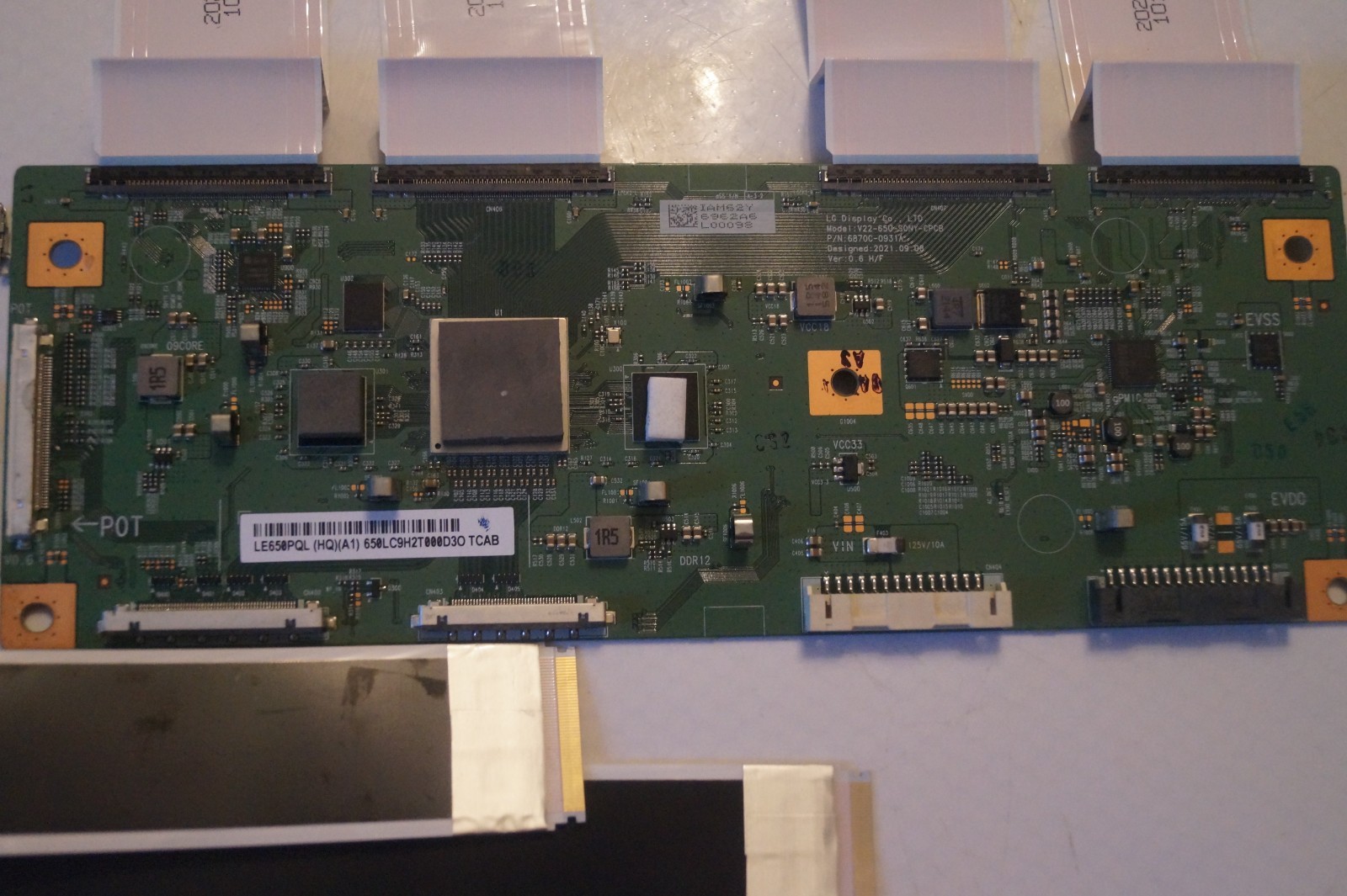 T-CON LOGIC BOARD 6870C-0931A FOR 65″ SONY XR-65A80K , YDCM065UNG01