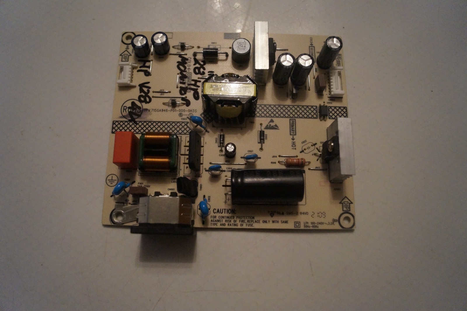 PSU POWER SUPPLY BOARD 715GA946-P01-000-0H3S FOR 28″ HP MONITOR HP V28 4K