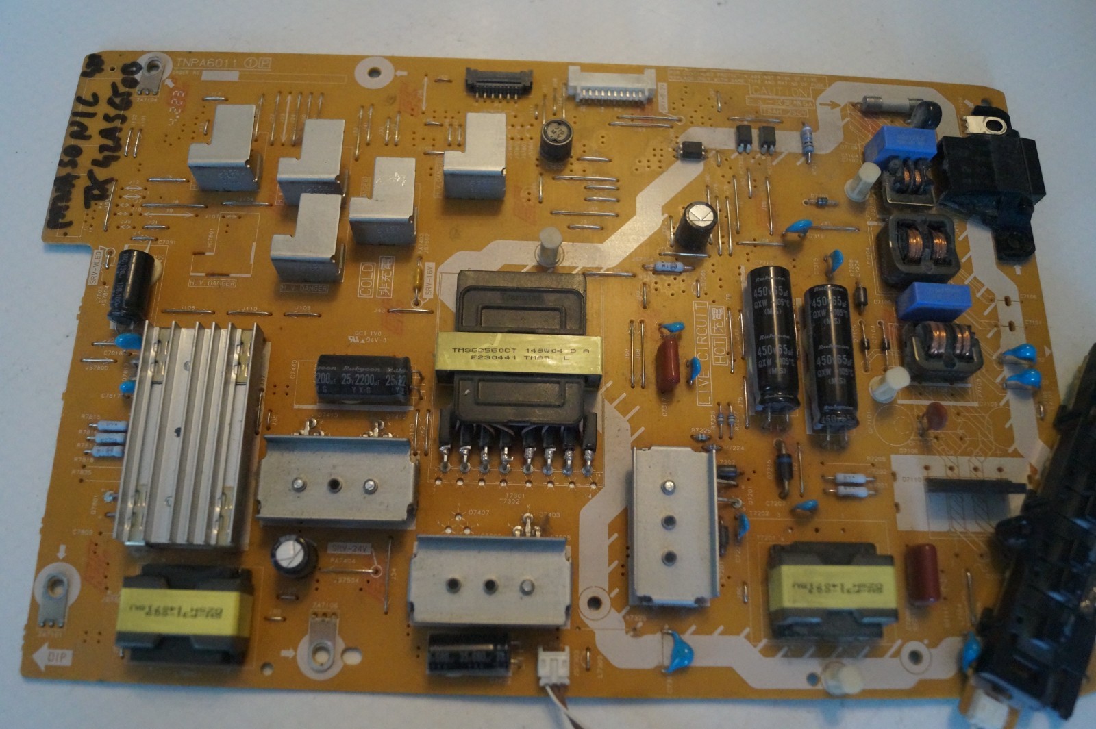 PSU POWER SUPPLY BOARD TNPA6011 1 T5AH 250V FOR 42″ PANASONIC TX-42AS650B