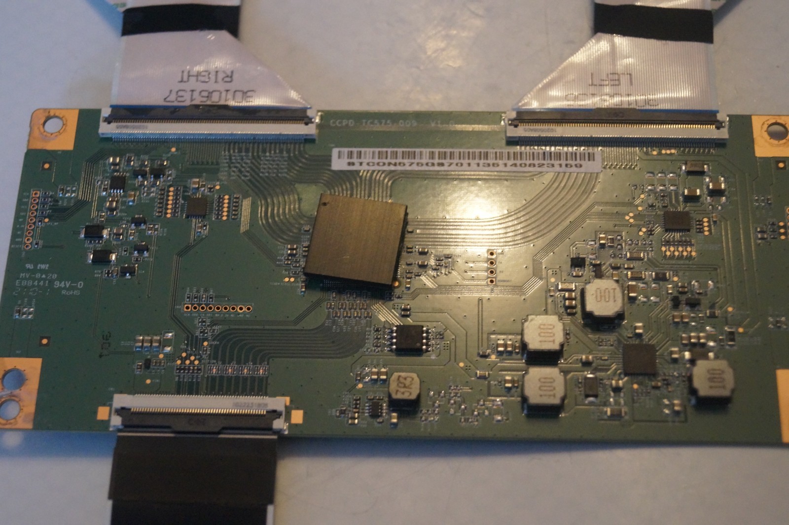 T-CON BOARD CCPD-TC575-009 V1.0 FOR 58″ TOSHIBA 58UL2163DB , VES580QNDP