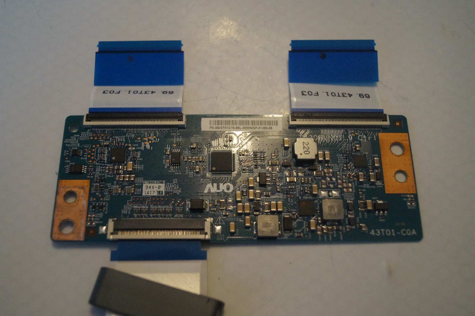 T-CON BOARD T430HVN01.9 43T01-C0A FOR 43″ SONY KDL-43W1D756 TV, S01-6703699-Q