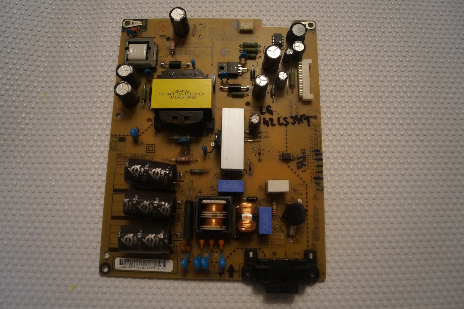 PSU POWER SUPPLY BOARD EAX64770201(1.8) EAY62713701 FOR 43″ LG 42LS345T TV