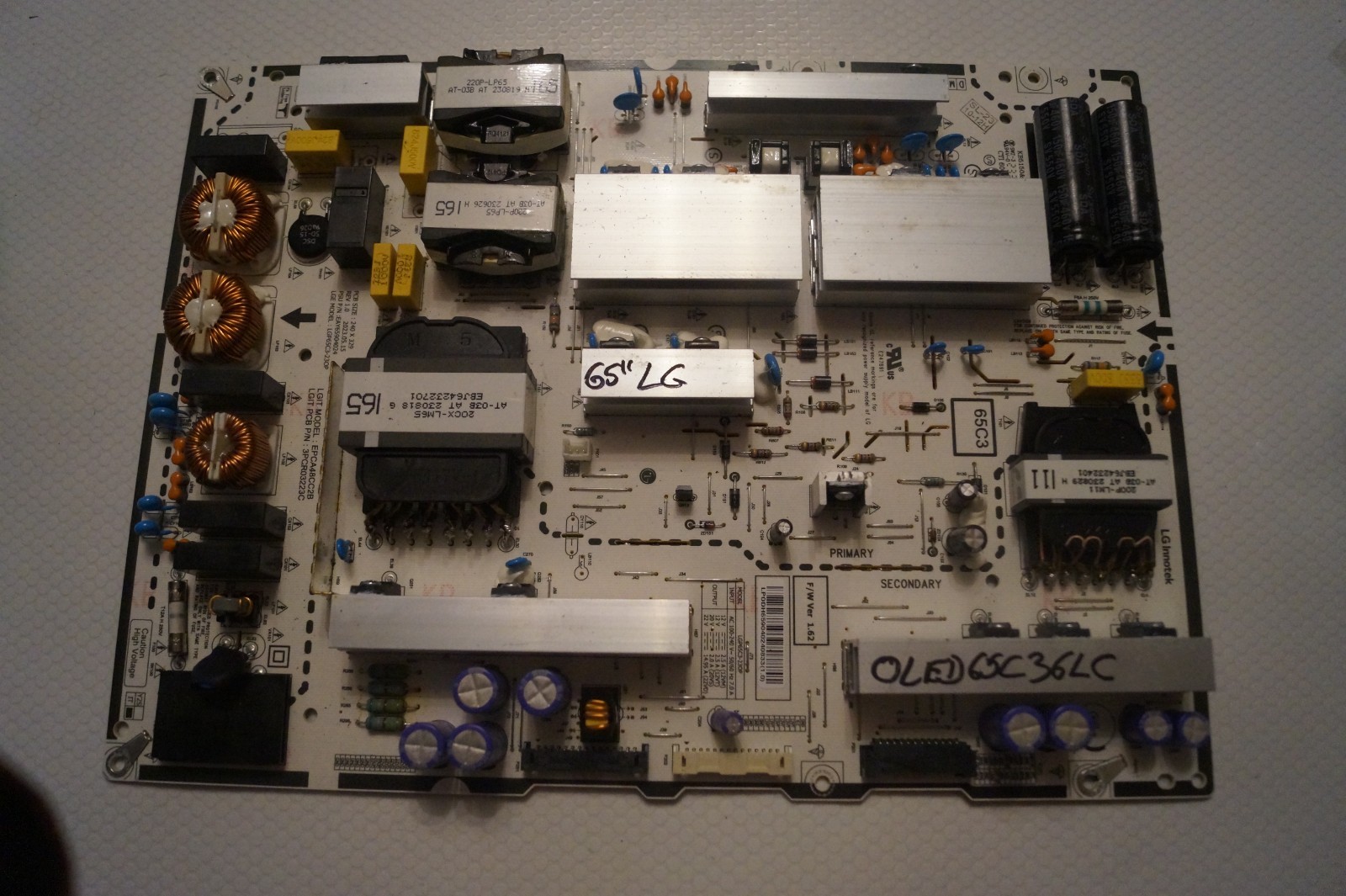 PSU POWER SUPPLY BOARD EAY6590402 FOR 65″ LG OLED OLED65C36LC
