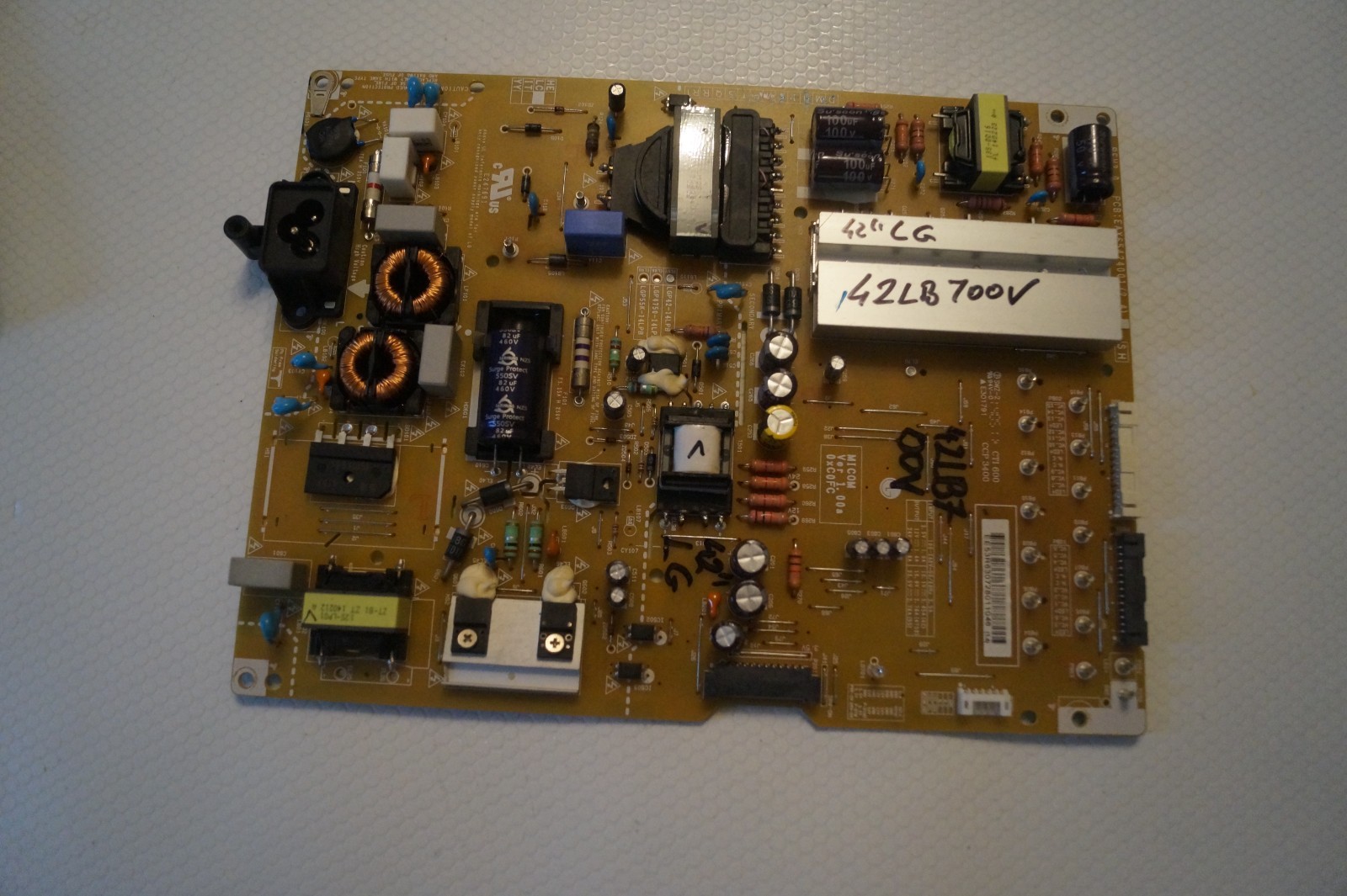 PSU POWER SUPPLY BOARD EAX65424001 (2.4) FOR 42″ LG 42LB700V LED TV