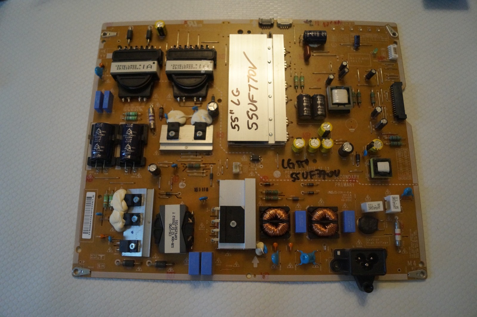 PSU POWER SUPPLY BOARD EAX65691001(3.2) EAY63729101 FOR 55″ LG 55UF770V TV