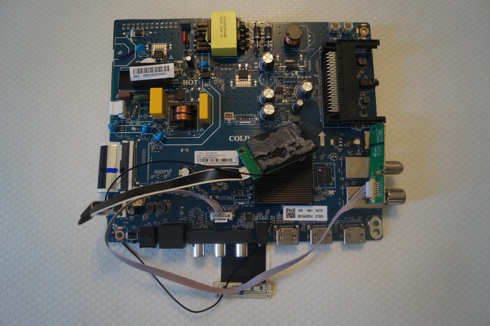 MAIN BOARD CV816-M42 FOR 32″ SHARP 32GD2225K , HK315WLEDM-JHBBH