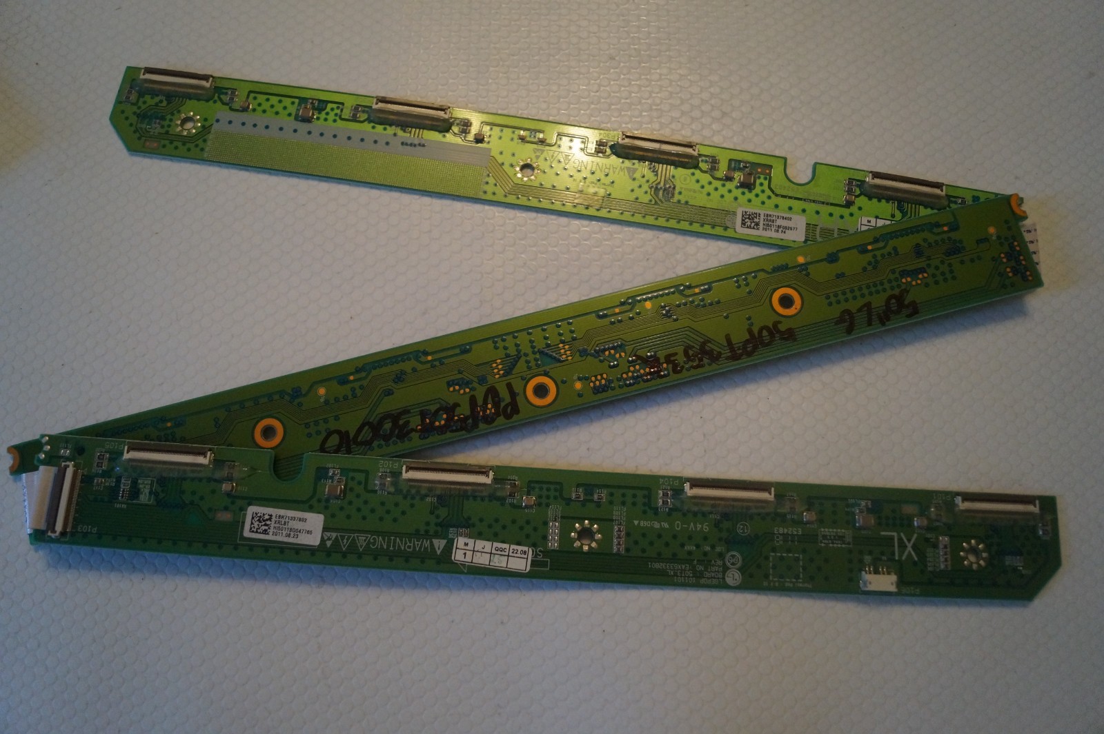 LOWER BUFFER BOARDS EBR71378402 EAX63333001 FOR 50″ LG PLASMA TV 50PT353K